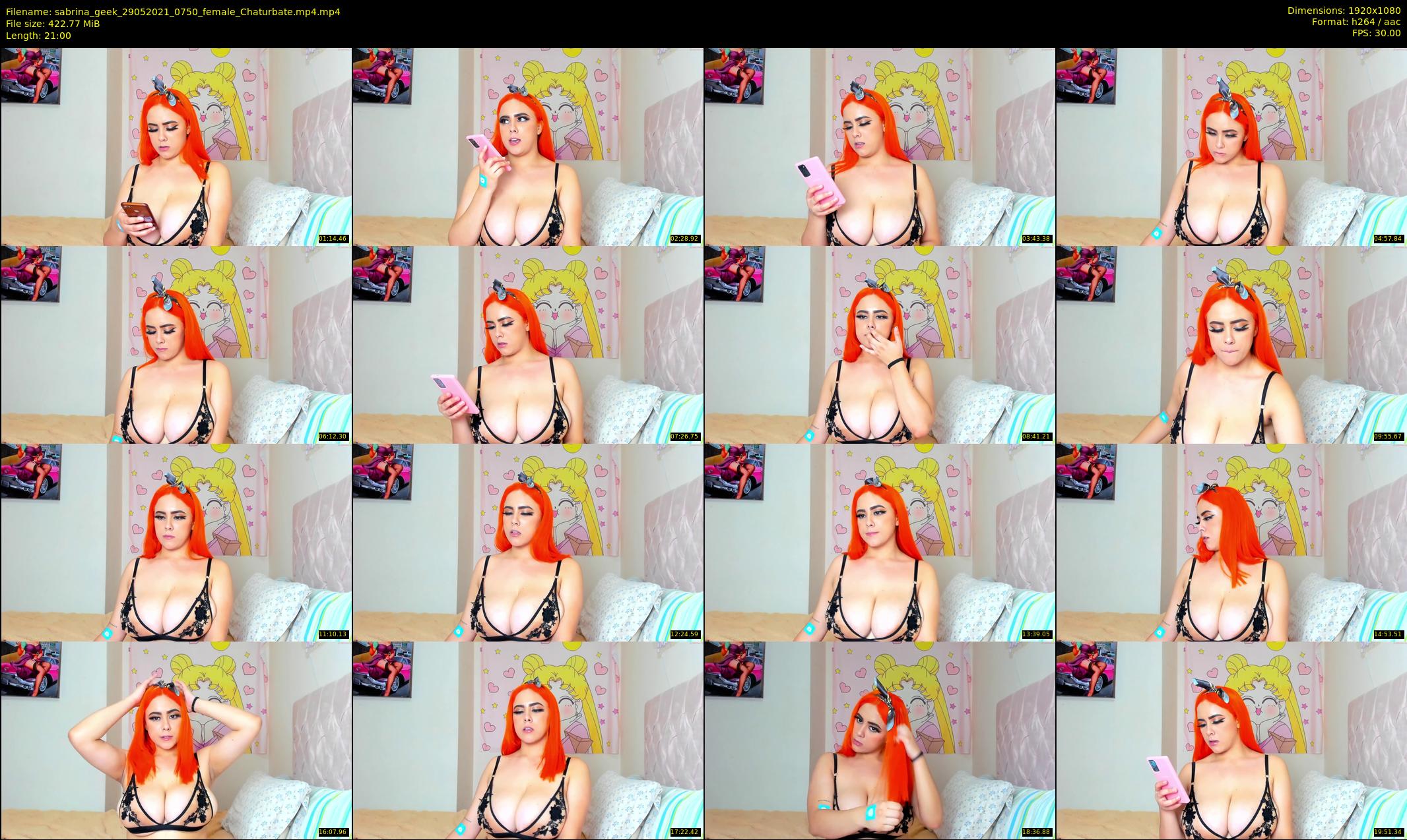 sabrina_geek — 21 minute Chaturbate female cam show recording, 1080p, May 29, 2021