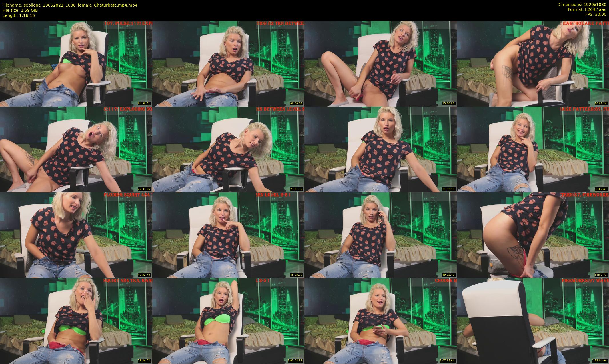 sebilone — 77 minute Chaturbate couple cam show recording, 1080p, May 29, 2021