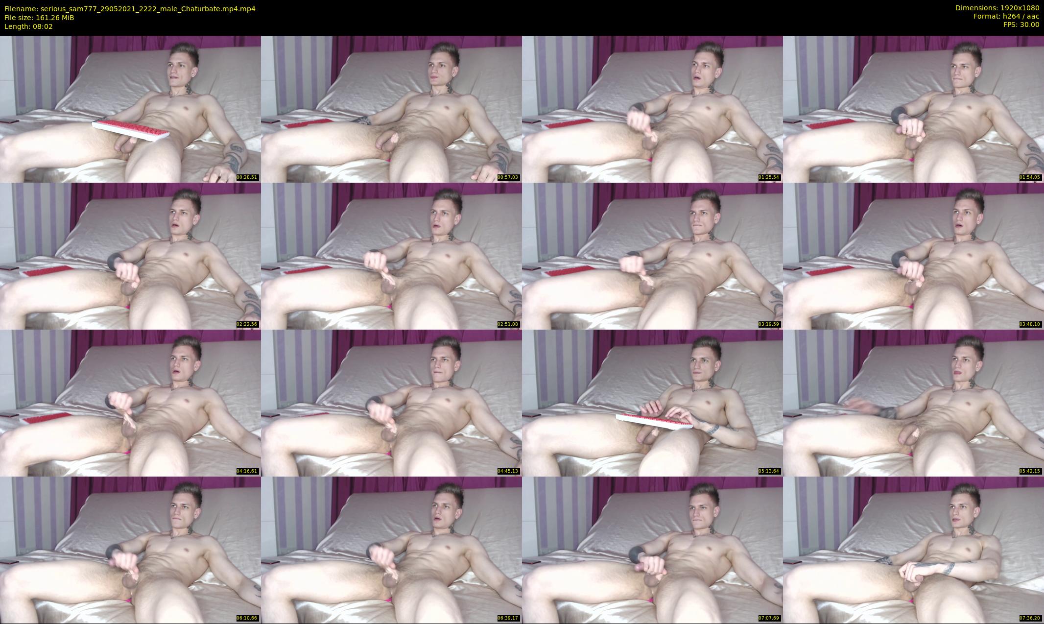 serious_sam777 — 9 minute Chaturbate male cam show recording, 1080p, May 29, 2021