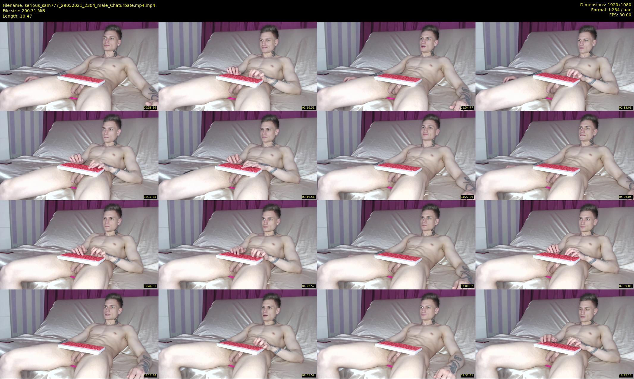 serious_sam777 — 11 minute Chaturbate male cam show recording, 1080p, May 29, 2021