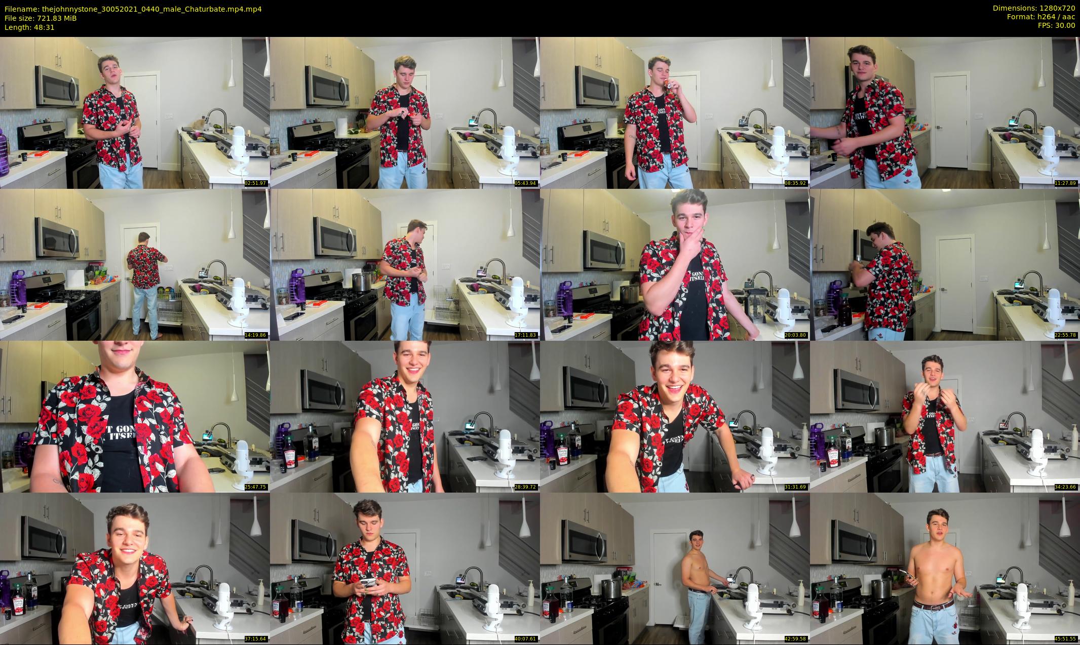 thejohnnystone — 49 minute Chaturbate male cam show recording, 720p, May 30, 2021