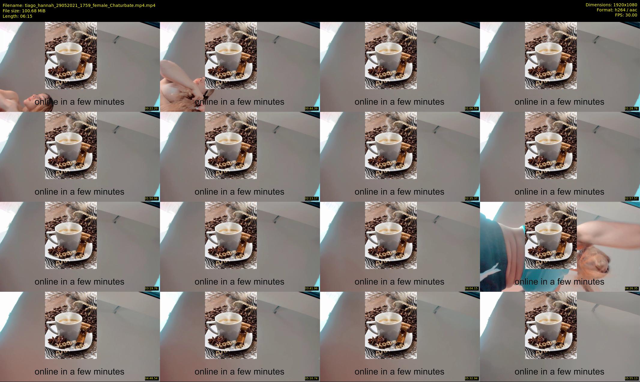 tiago_hannah — 7 minute Chaturbate couple cam show recording, 1080p, May 29, 2021