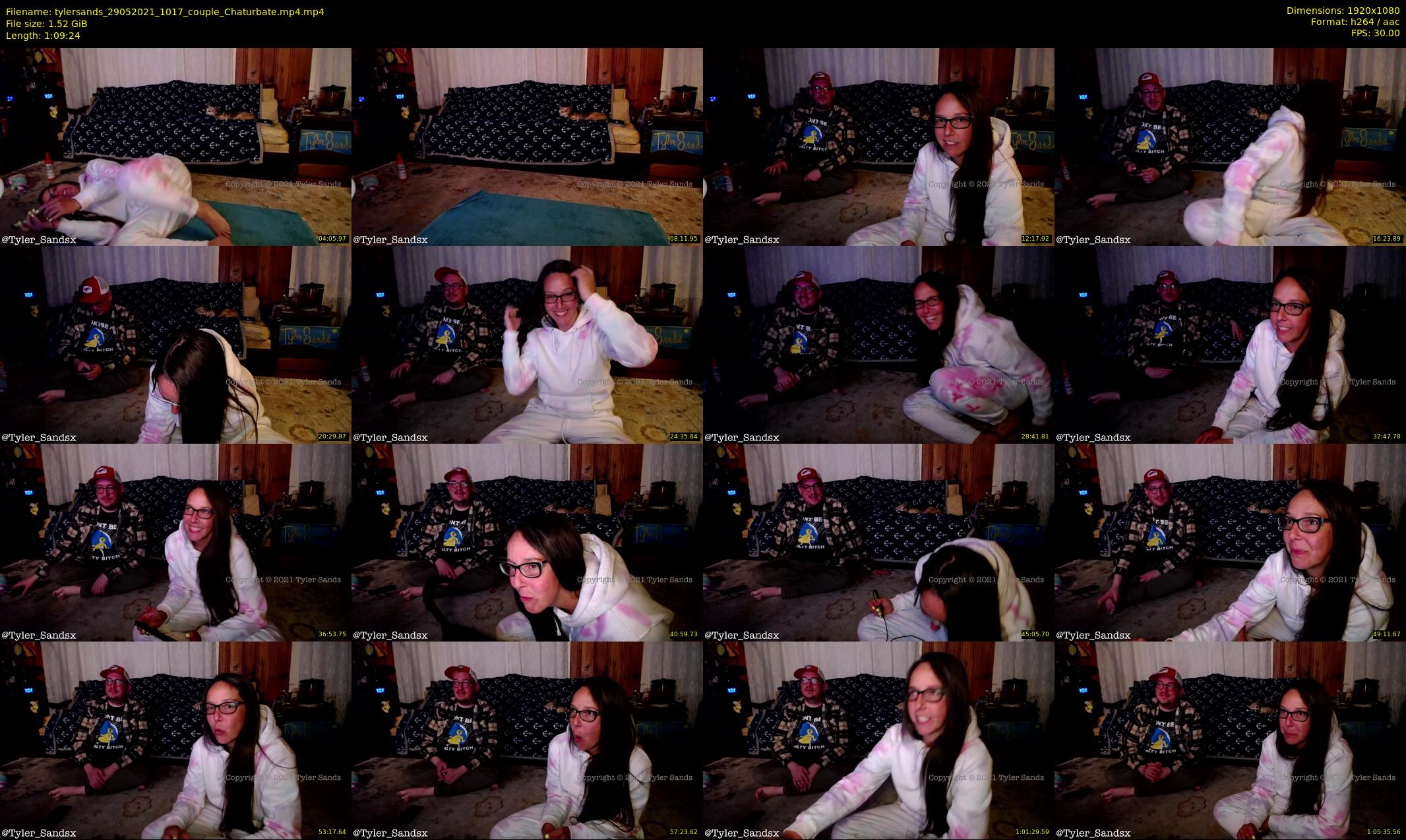tylersands — 70 minute Chaturbate female cam show recording, 1080p, May 29, 2021