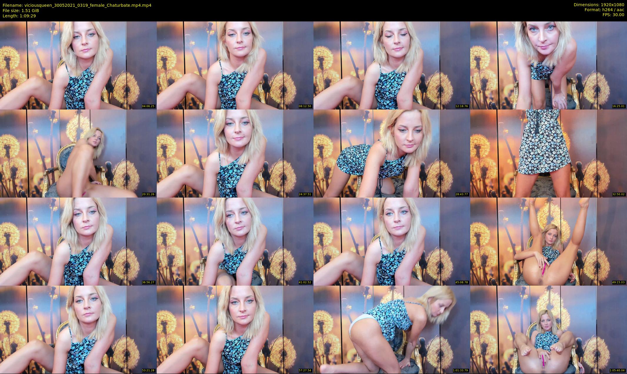 viciousqueen — 70 minute Chaturbate female cam show recording, 1080p, May 30, 2021