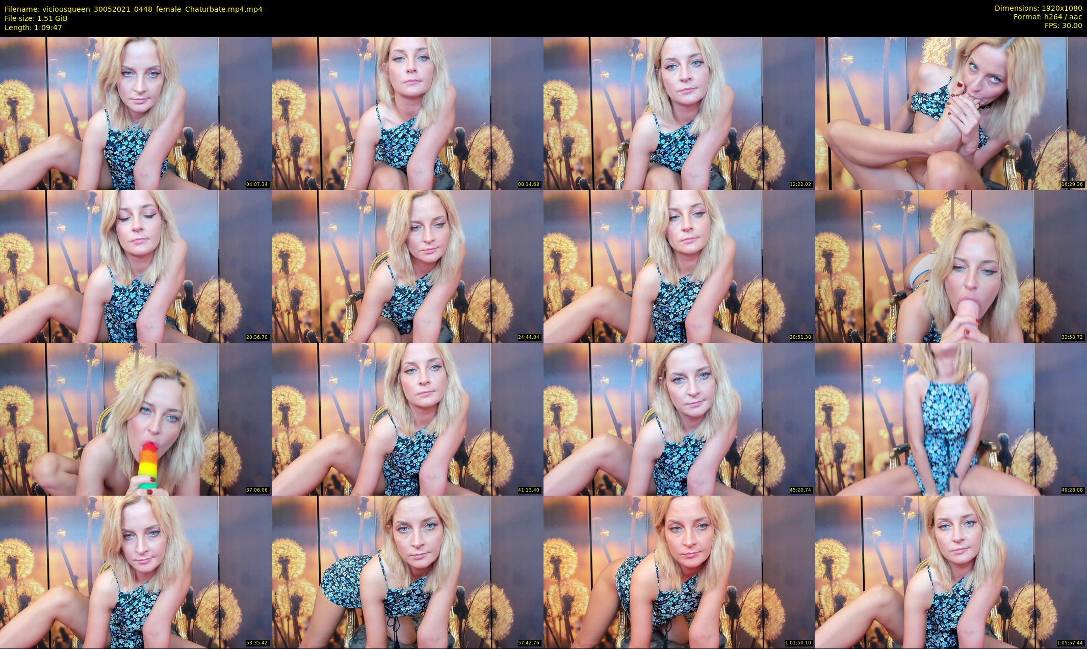 viciousqueen — 70 minute Chaturbate female cam show recording, 1080p, May 30, 2021