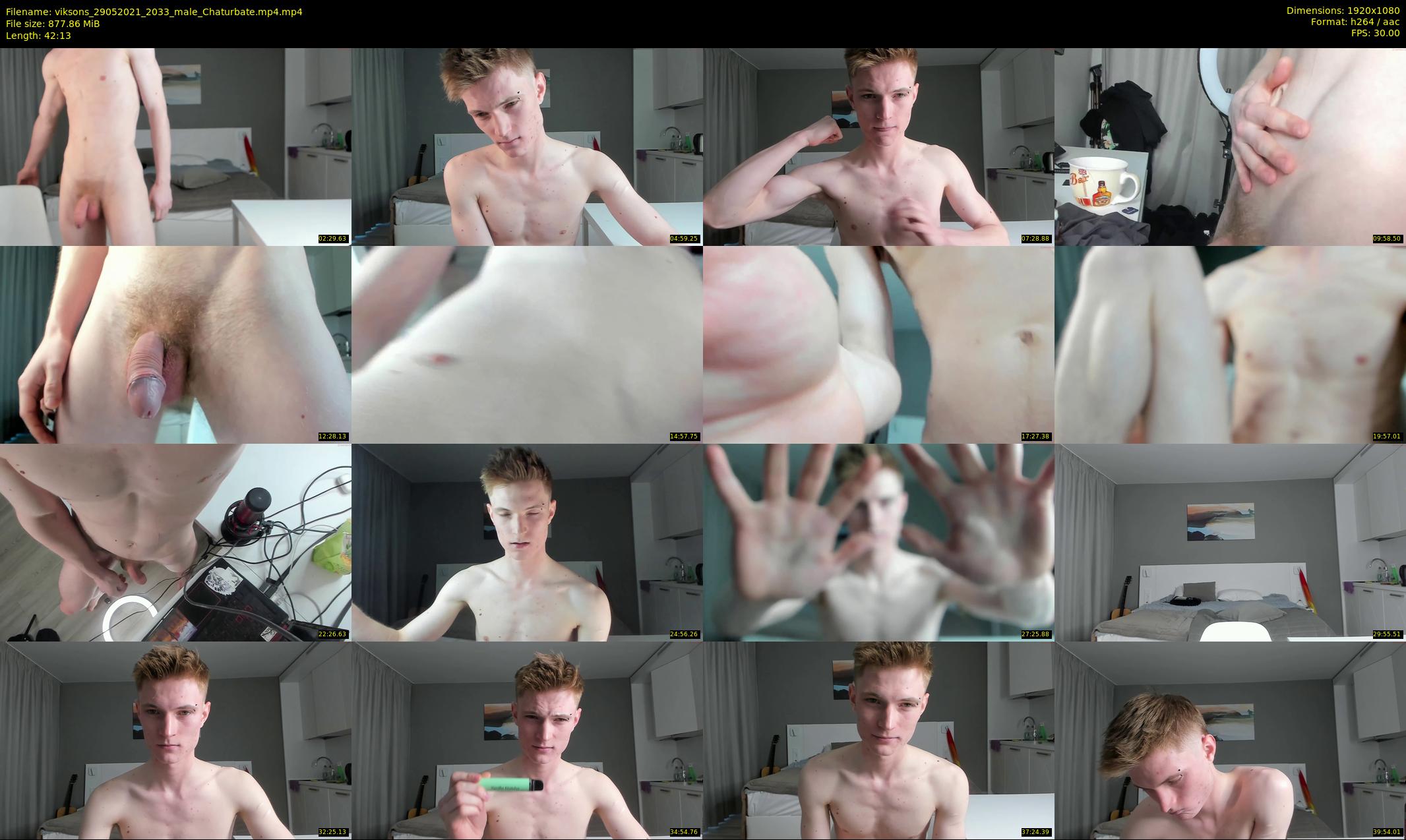 viksons — 43 minute Chaturbate male cam show recording, 1080p, May 29, 2021