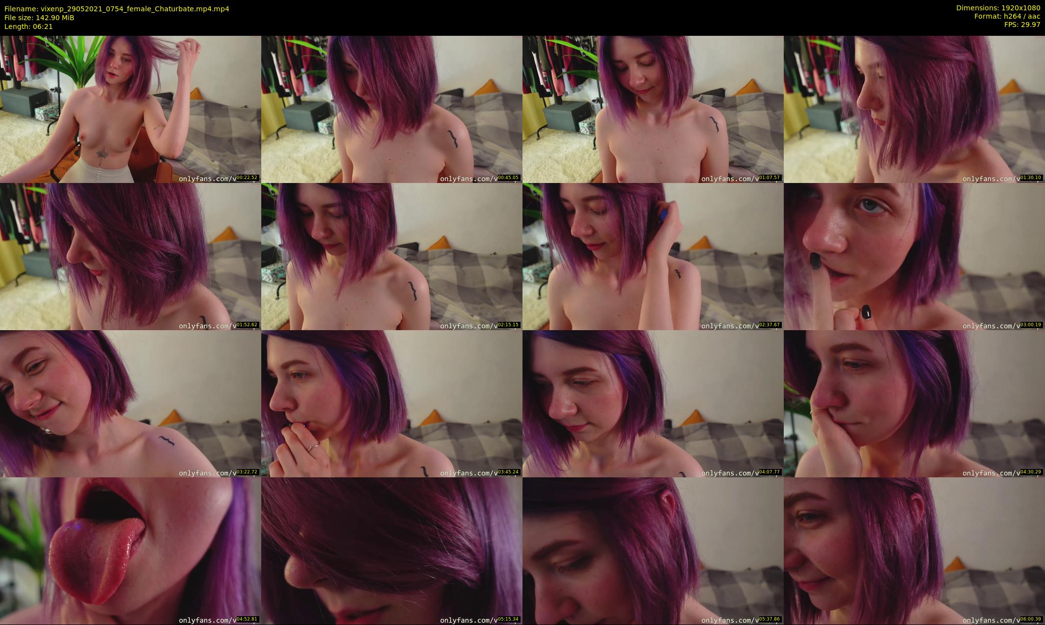 vixenp — 7 minute Chaturbate female cam show recording, 1080p, May 29, 2021