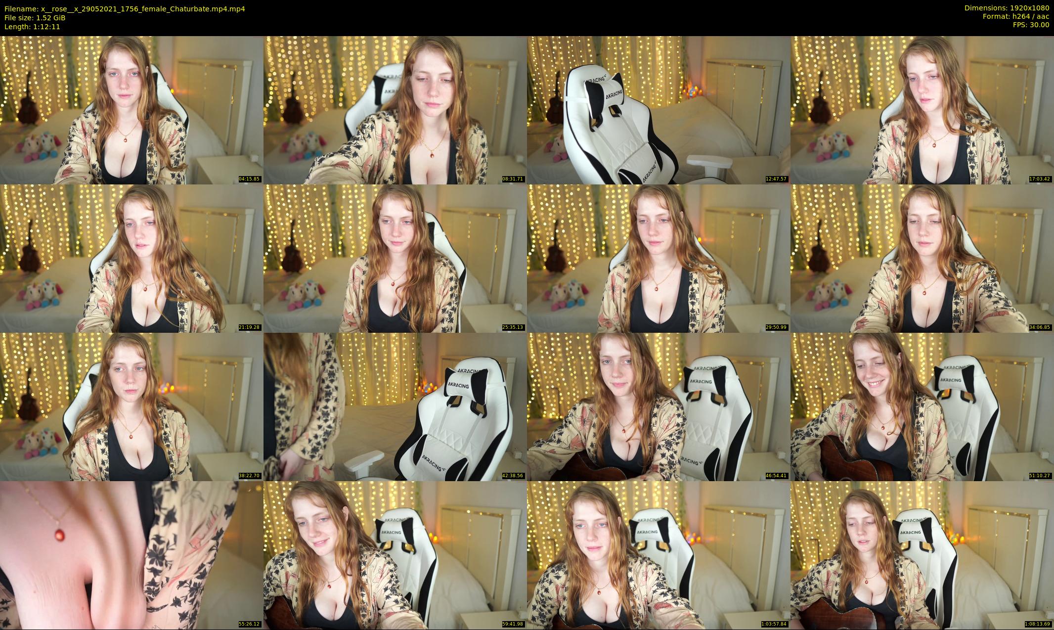 x__rose__x — 73 minute Chaturbate female cam show recording, 1080p, May 29, 2021