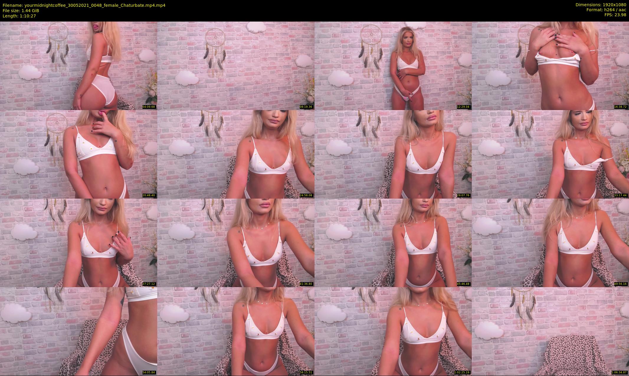 yourmidnightcoffee — 71 minute Chaturbate female cam show recording, 1080p, May 30, 2021