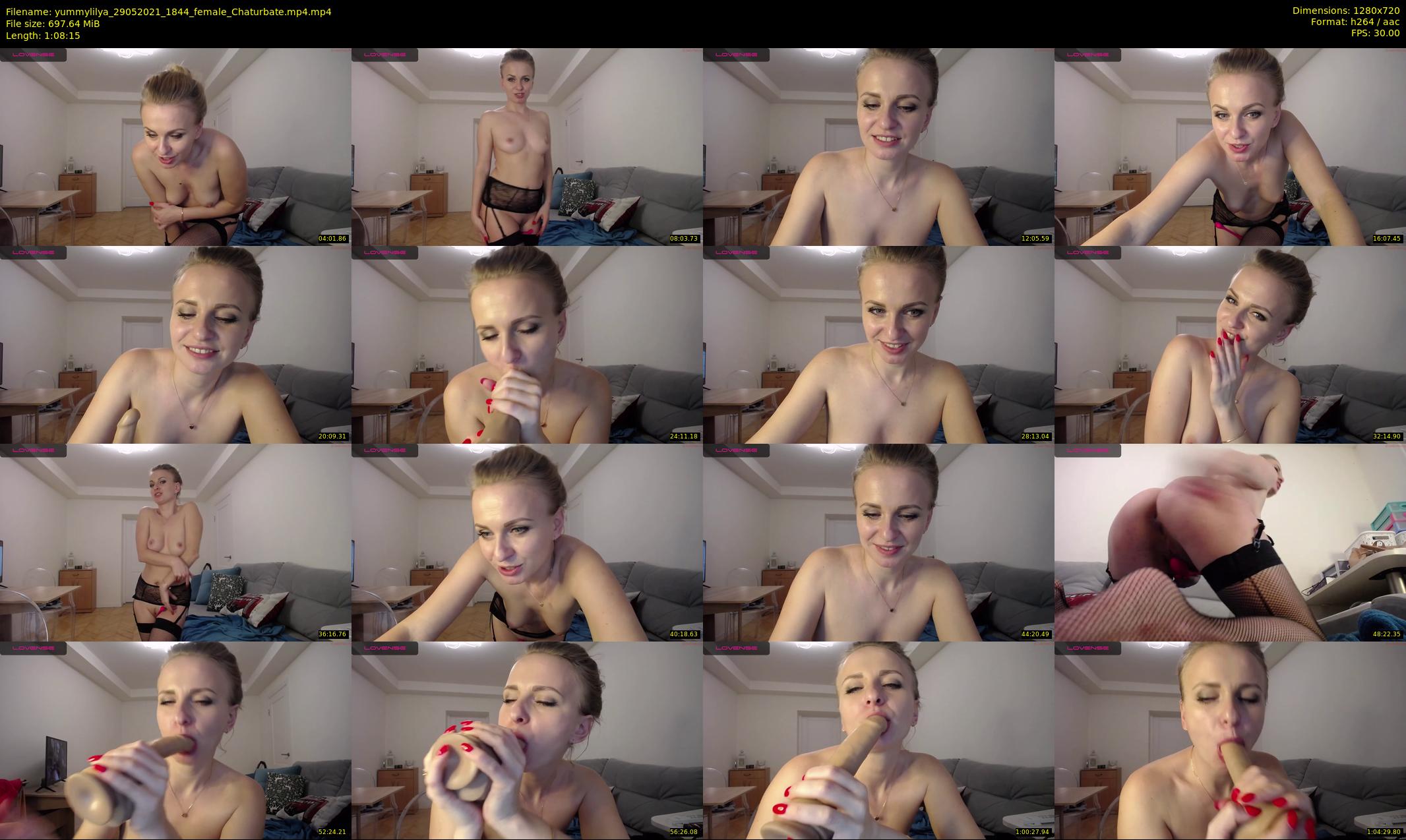 yummylilya — 69 minute Chaturbate female cam show recording, 720p, May 29, 2021