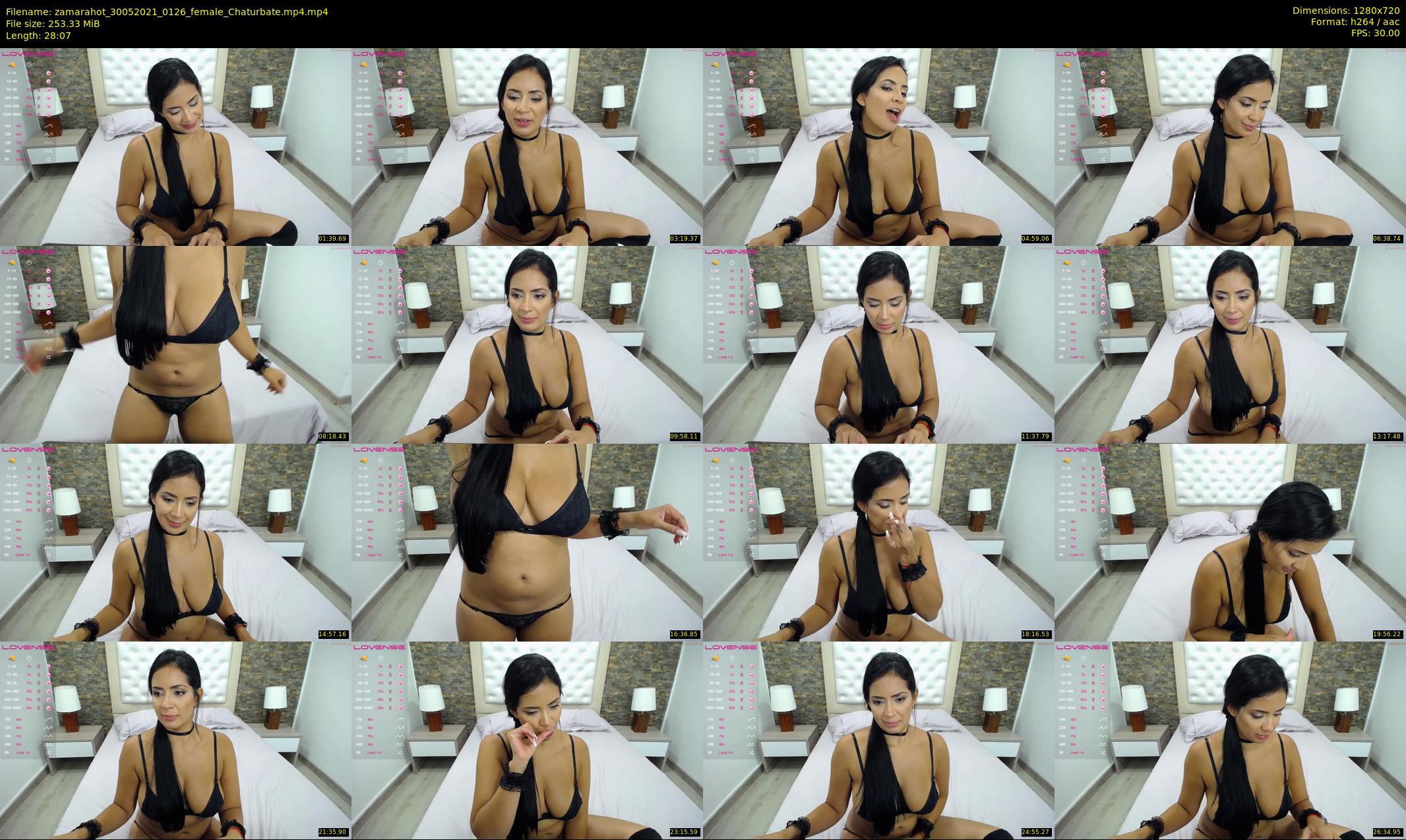 zamarahot — 29 minute Chaturbate female cam show recording, 720p, May 30, 2021