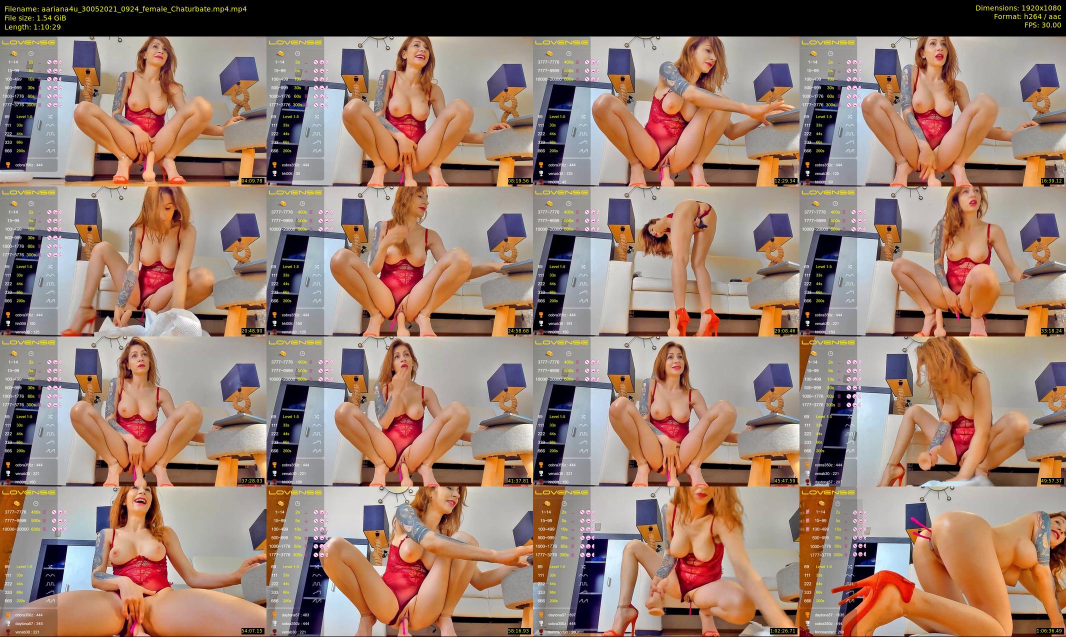 aariana4u — 71 minute Chaturbate female cam show recording, 1080p, May 30, 2021