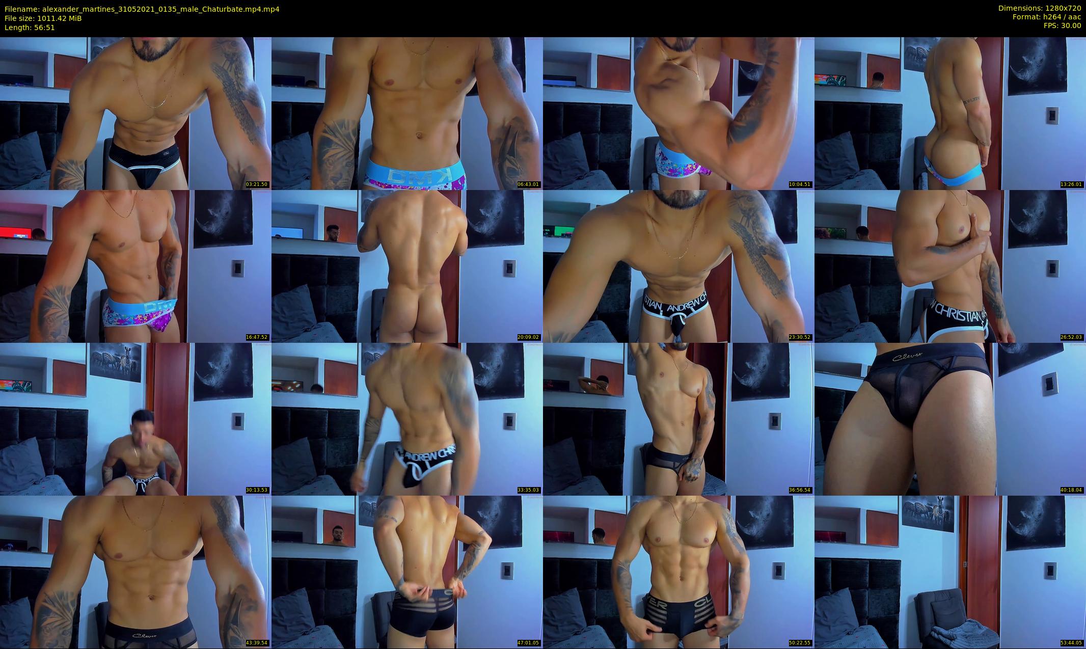 alexander_martines — 57 minute Chaturbate male cam show recording, 720p, May 31, 2021