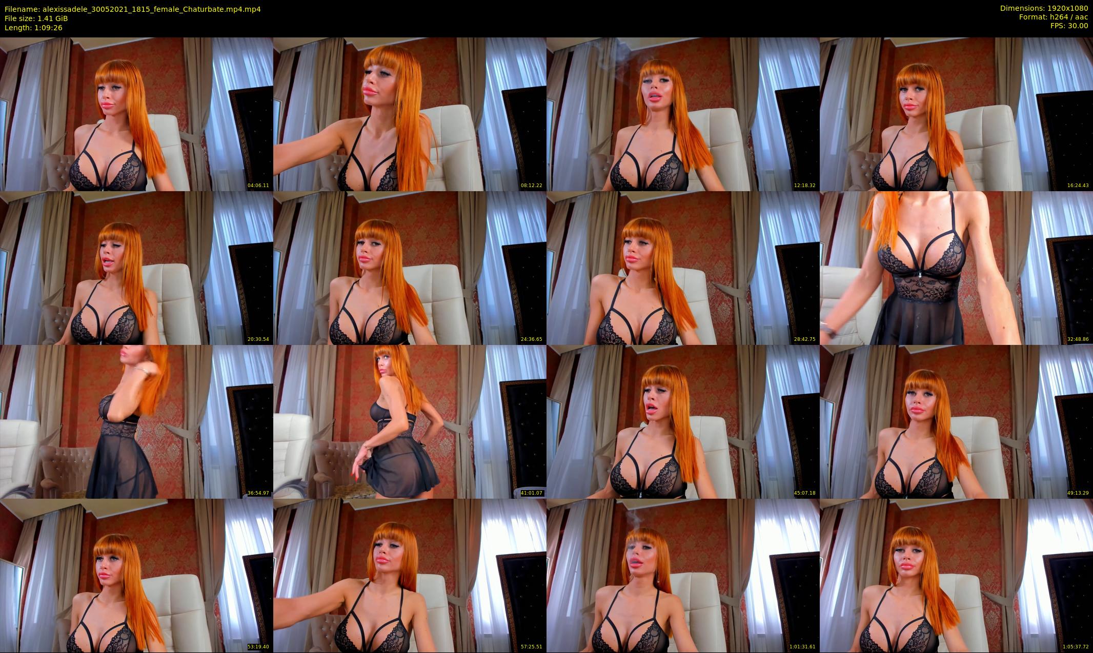 alexissadele — 70 minute Chaturbate female cam show recording, 1080p, May 30, 2021