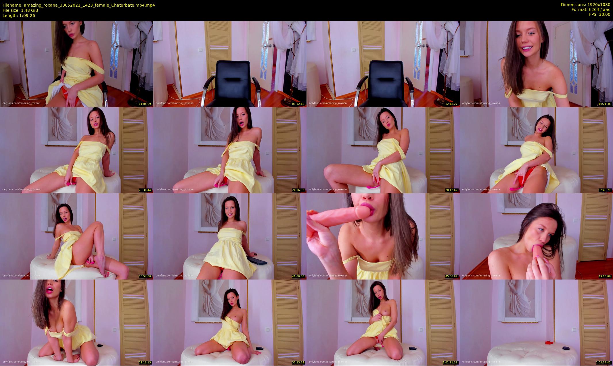 amazing_roxana — 70 minute Chaturbate female cam show recording, 1080p, May 30, 2021
