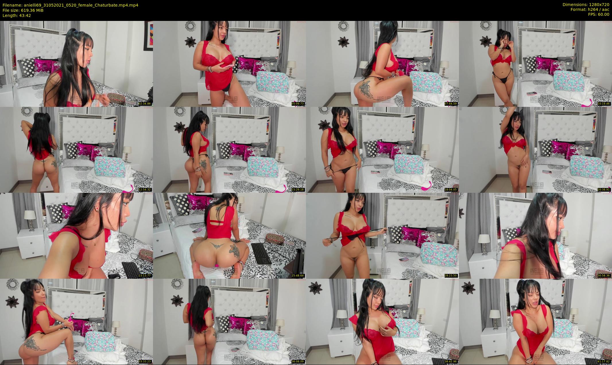 anielli69 — 44 minute Chaturbate female cam show recording, 720p, May 31, 2021