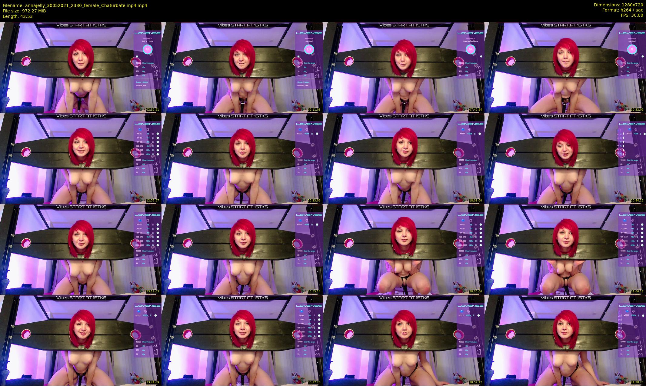 annajelly — 44 minute Chaturbate couple cam show recording, 720p, May 30, 2021