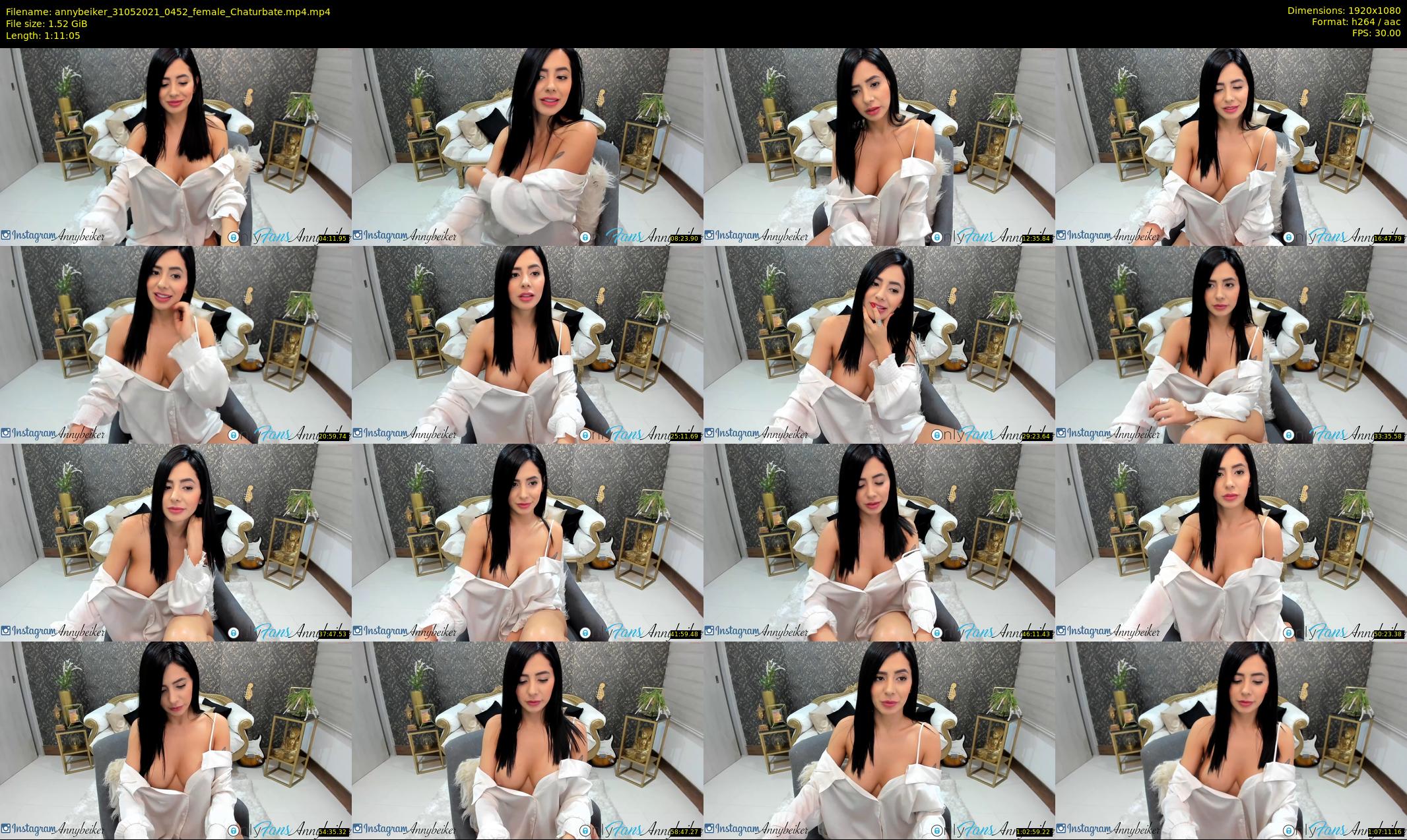 annybeiker — 72 minute Chaturbate female cam show recording, 1080p, May 31, 2021