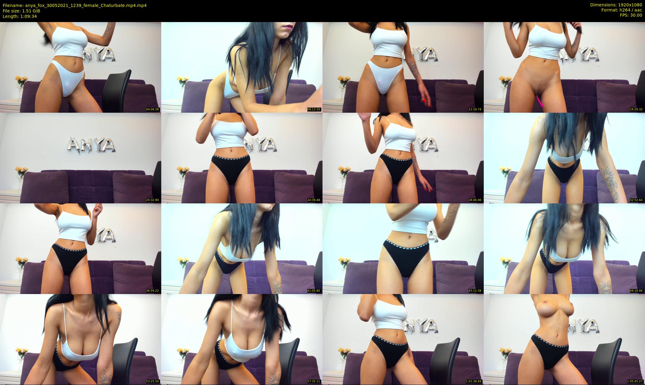 anya_fox — 70 minute Chaturbate female cam show recording, 1080p, May 30, 2021