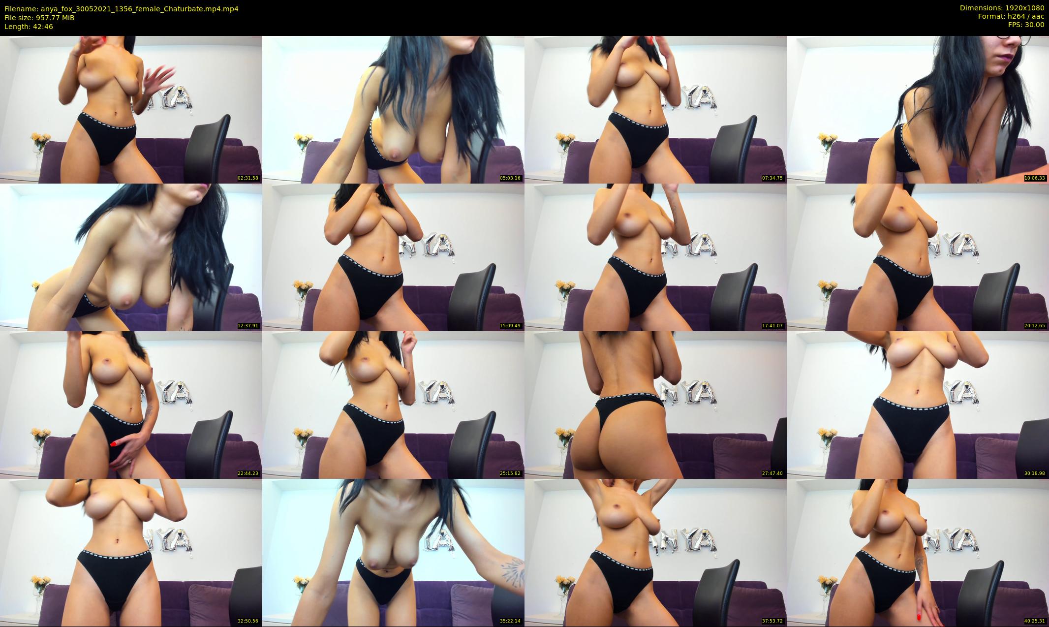 anya_fox — 43 minute Chaturbate female cam show recording, 1080p, May 30, 2021