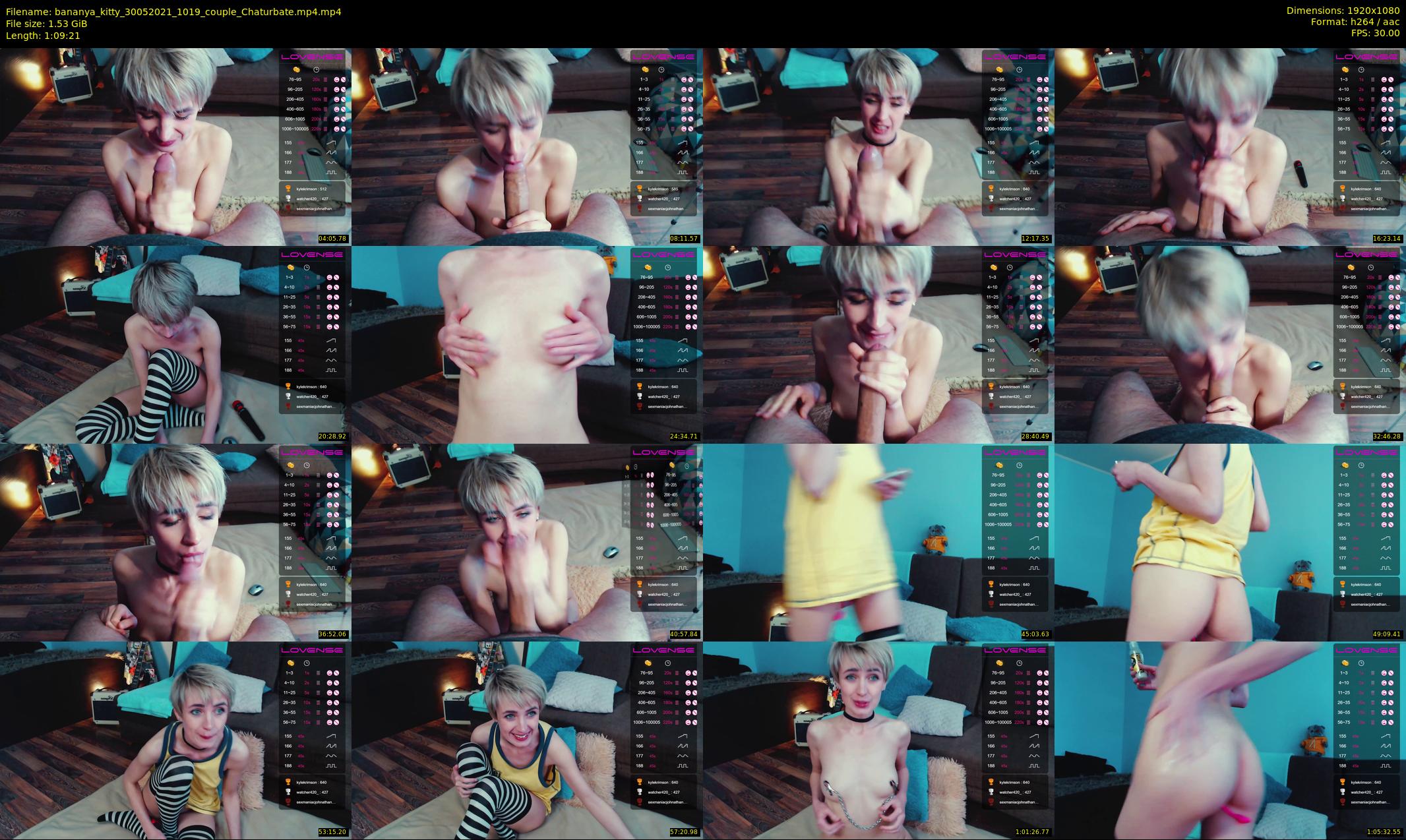 bananya_kitty — 70 minute Chaturbate couple cam show recording, 1080p, May 30, 2021