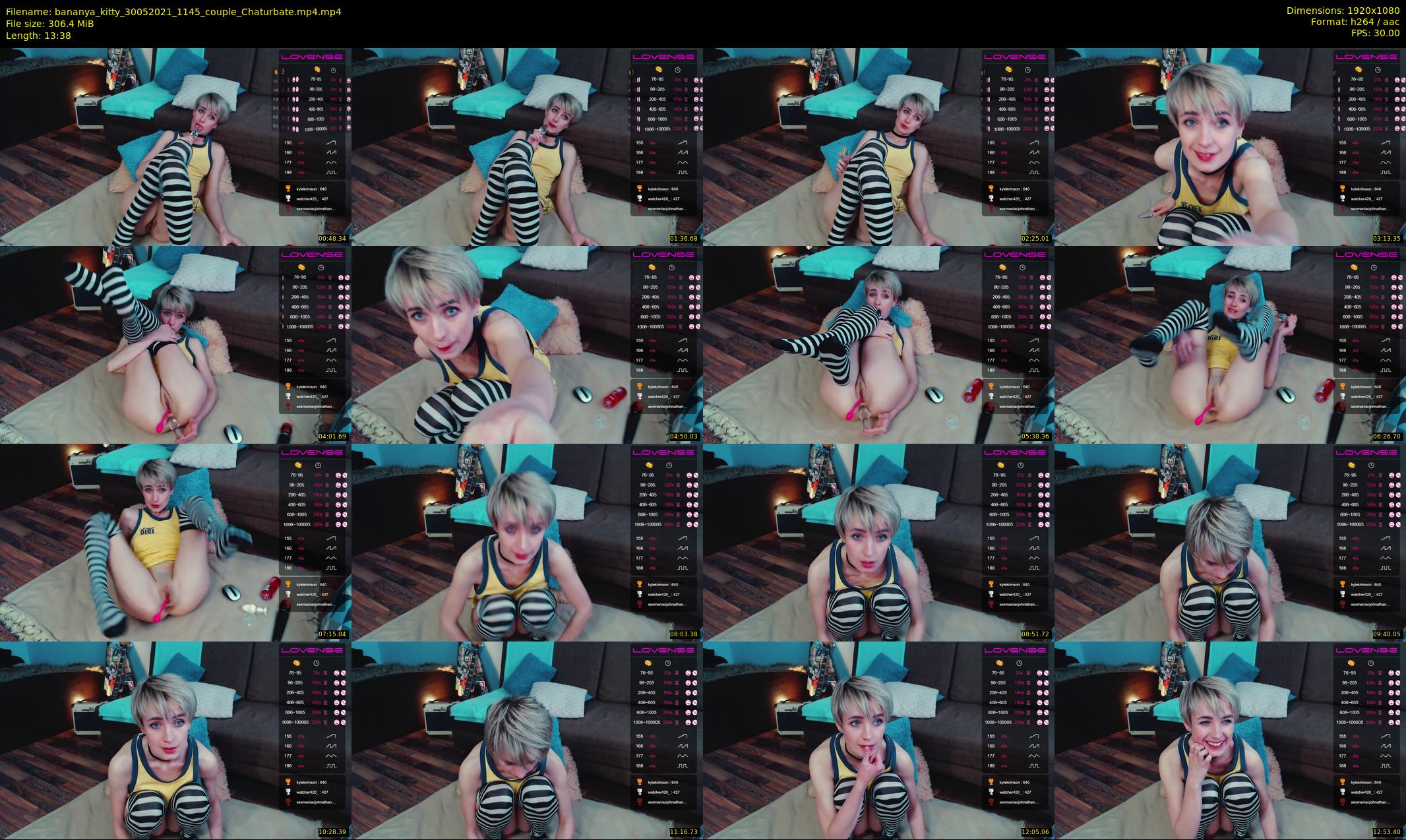bananya_kitty — 14 minute Chaturbate couple cam show recording, 1080p, May 30, 2021