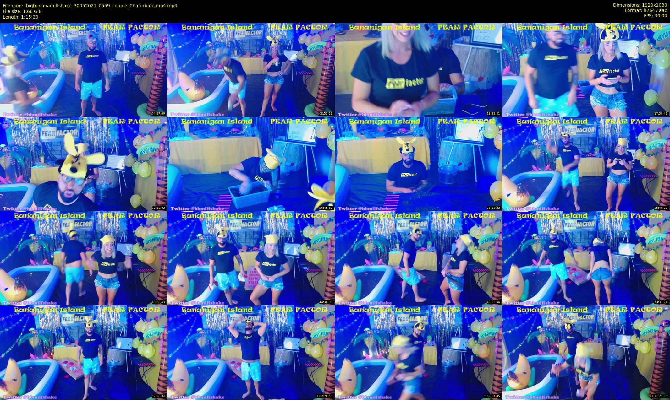 bigbananamilfshake — 76 minute Chaturbate couple cam show recording, 1080p, May 30, 2021