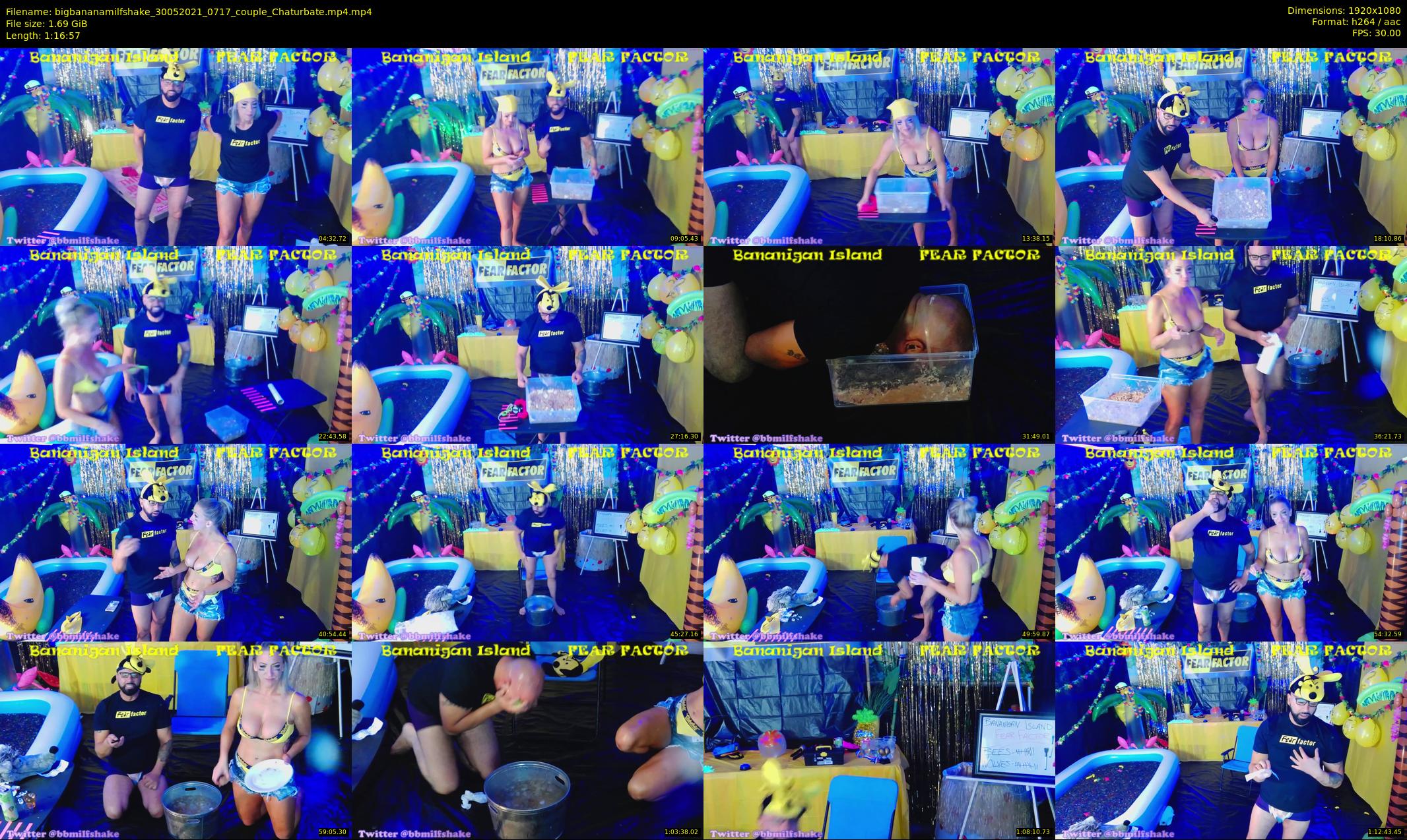 bigbananamilfshake — 77 minute Chaturbate couple cam show recording, 1080p, May 30, 2021