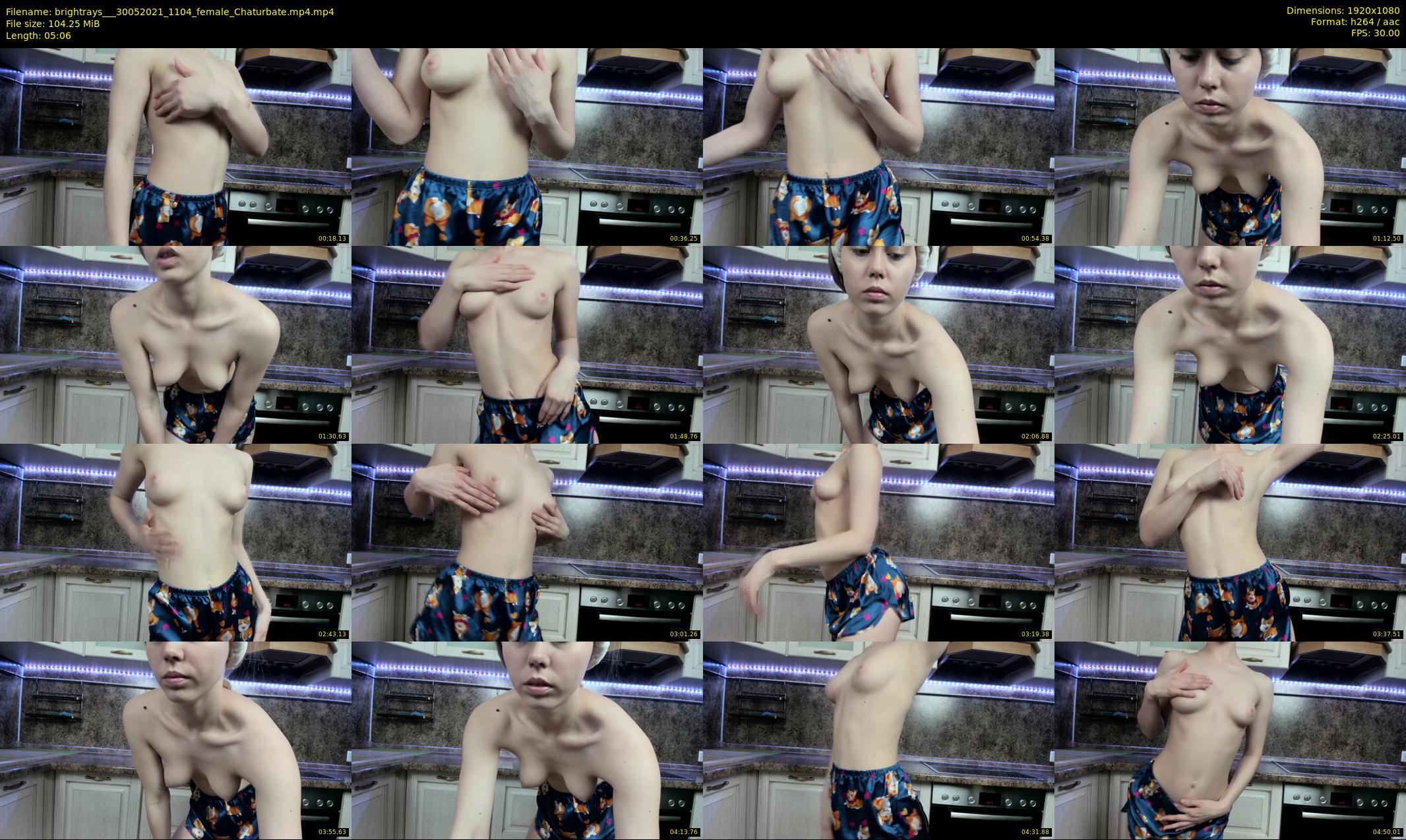 brightrays__ — 6 minute Chaturbate female cam show recording, 1080p, May 30, 2021