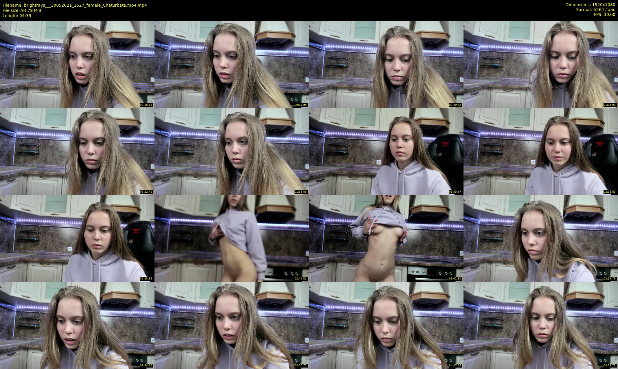 brightrays__ — 5 minute Chaturbate female cam show recording, 1080p, May 30, 2021