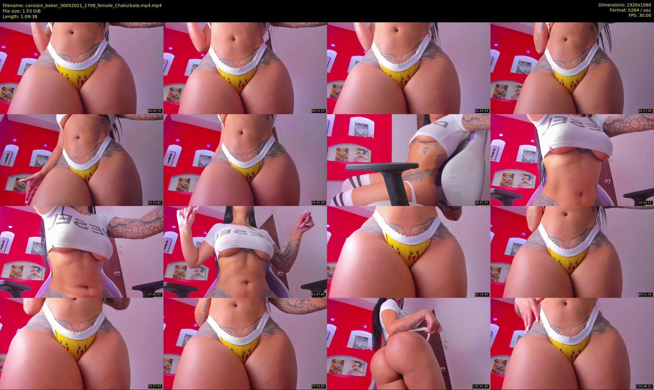 carolain_baker — 70 minute Chaturbate female cam show recording, 1080p, May 30, 2021
