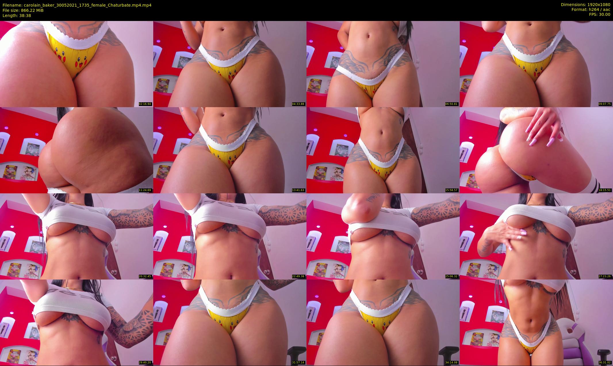 carolain_baker — 39 minute Chaturbate female cam show recording, 1080p, May 30, 2021