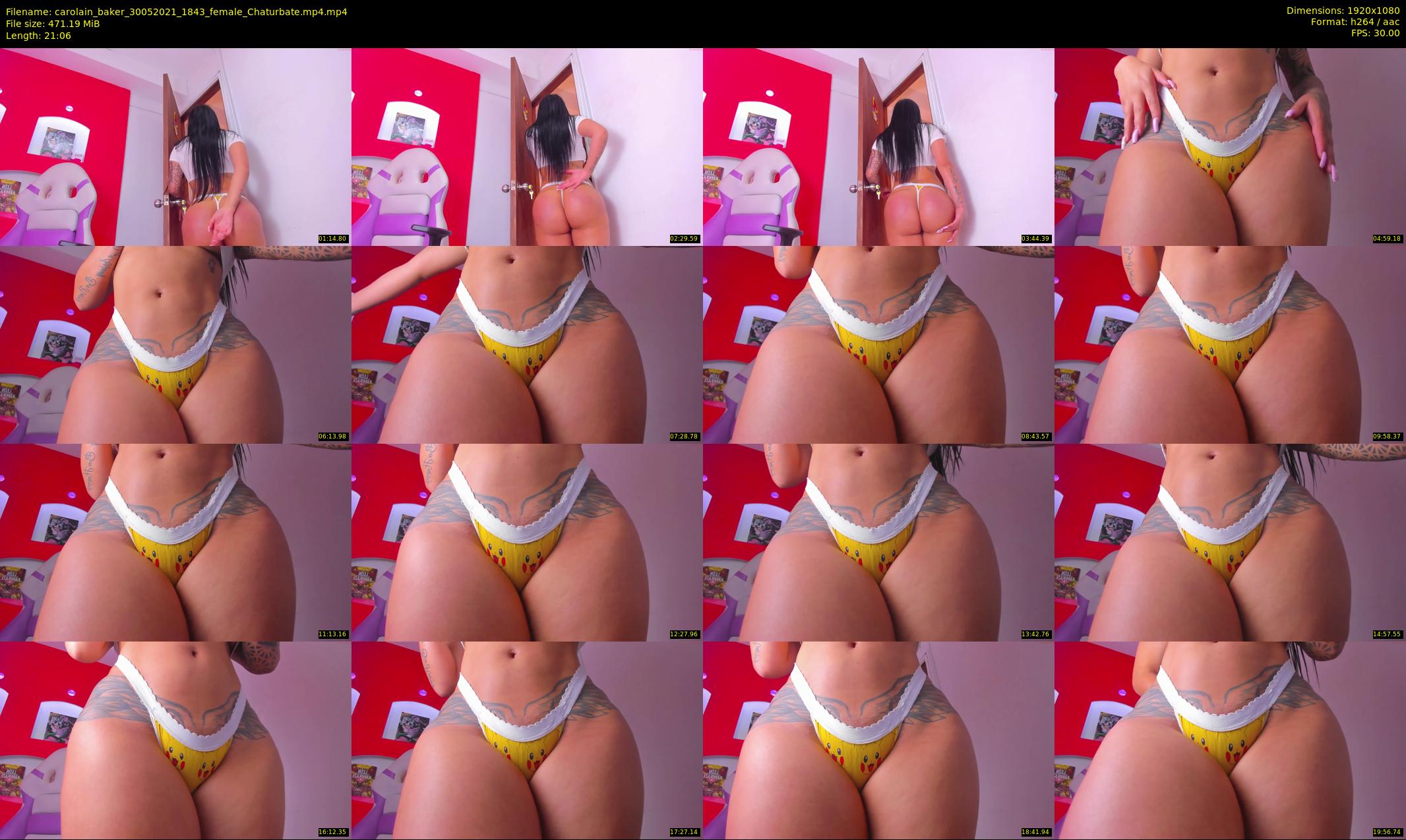 carolain_baker — 22 minute Chaturbate female cam show recording, 1080p, May 30, 2021