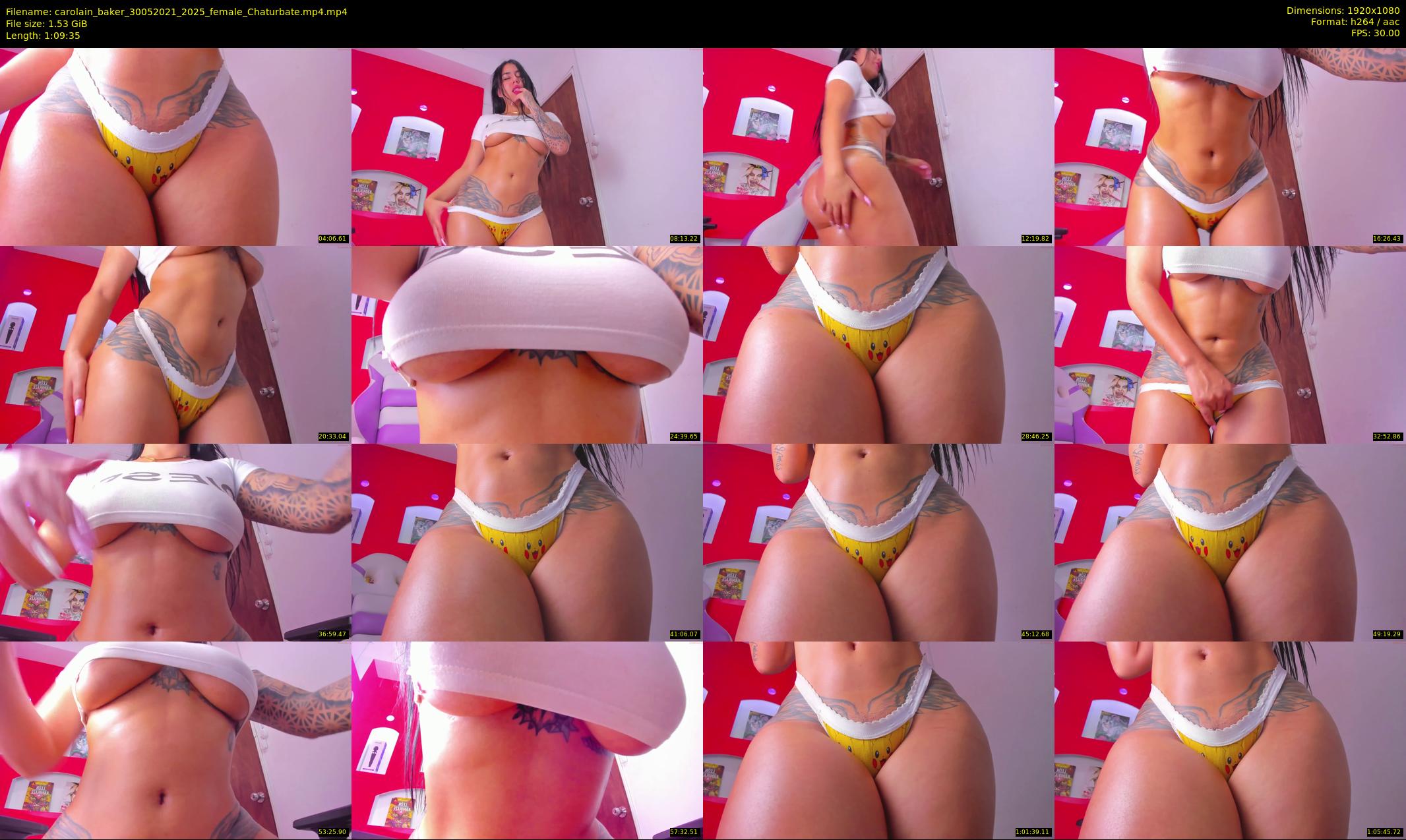 carolain_baker — 70 minute Chaturbate female cam show recording, 1080p, May 30, 2021