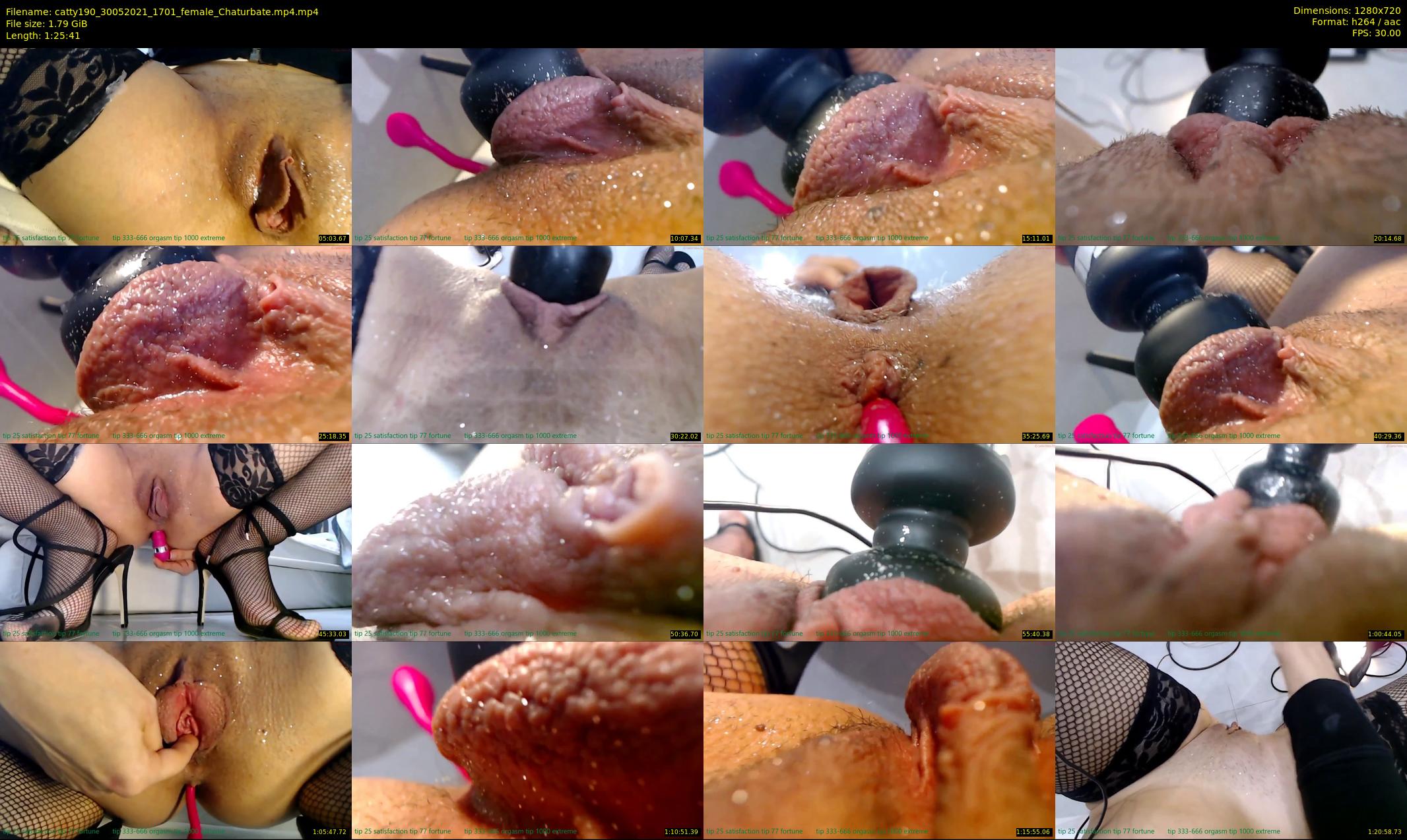 catty190 — 86 minute Chaturbate female cam show recording, 720p, May 30, 2021