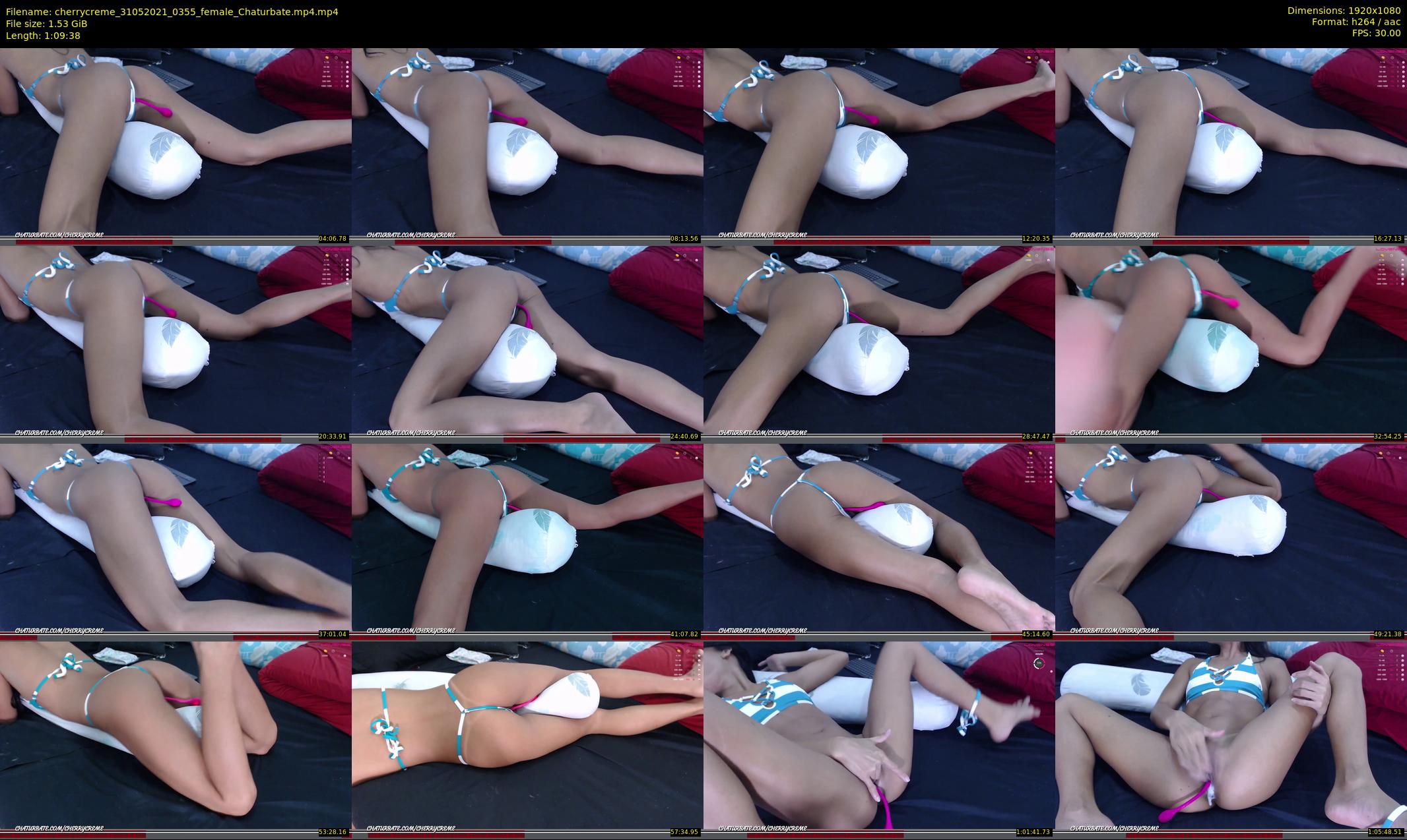 cherrycreme — 70 minute Chaturbate female cam show recording, 1080p, May 31, 2021