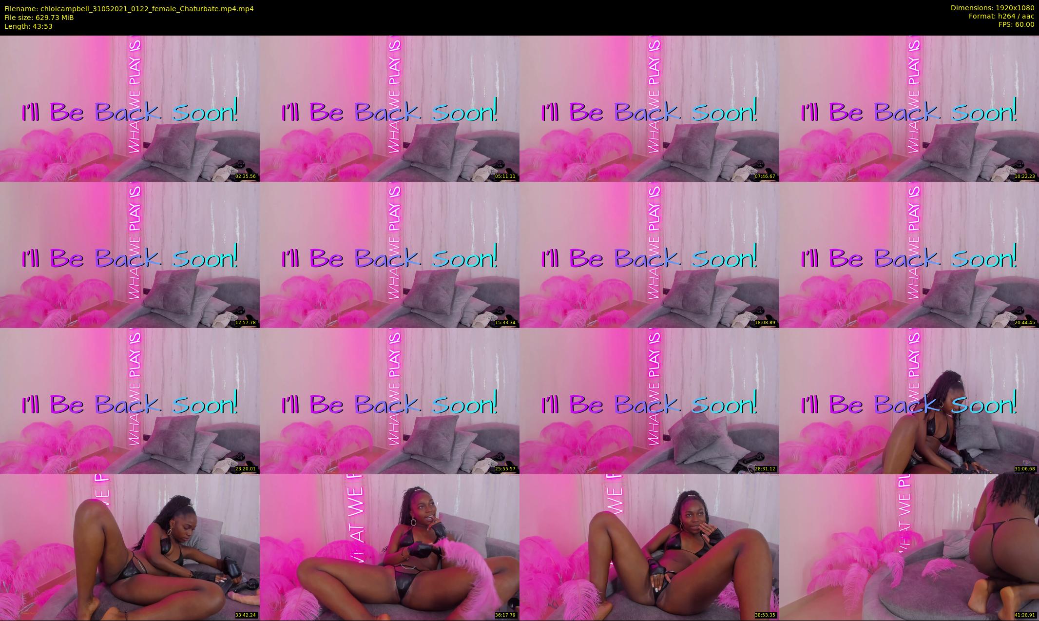 chloicampbell — 44 minute Chaturbate female cam show recording, 1080p, May 31, 2021
