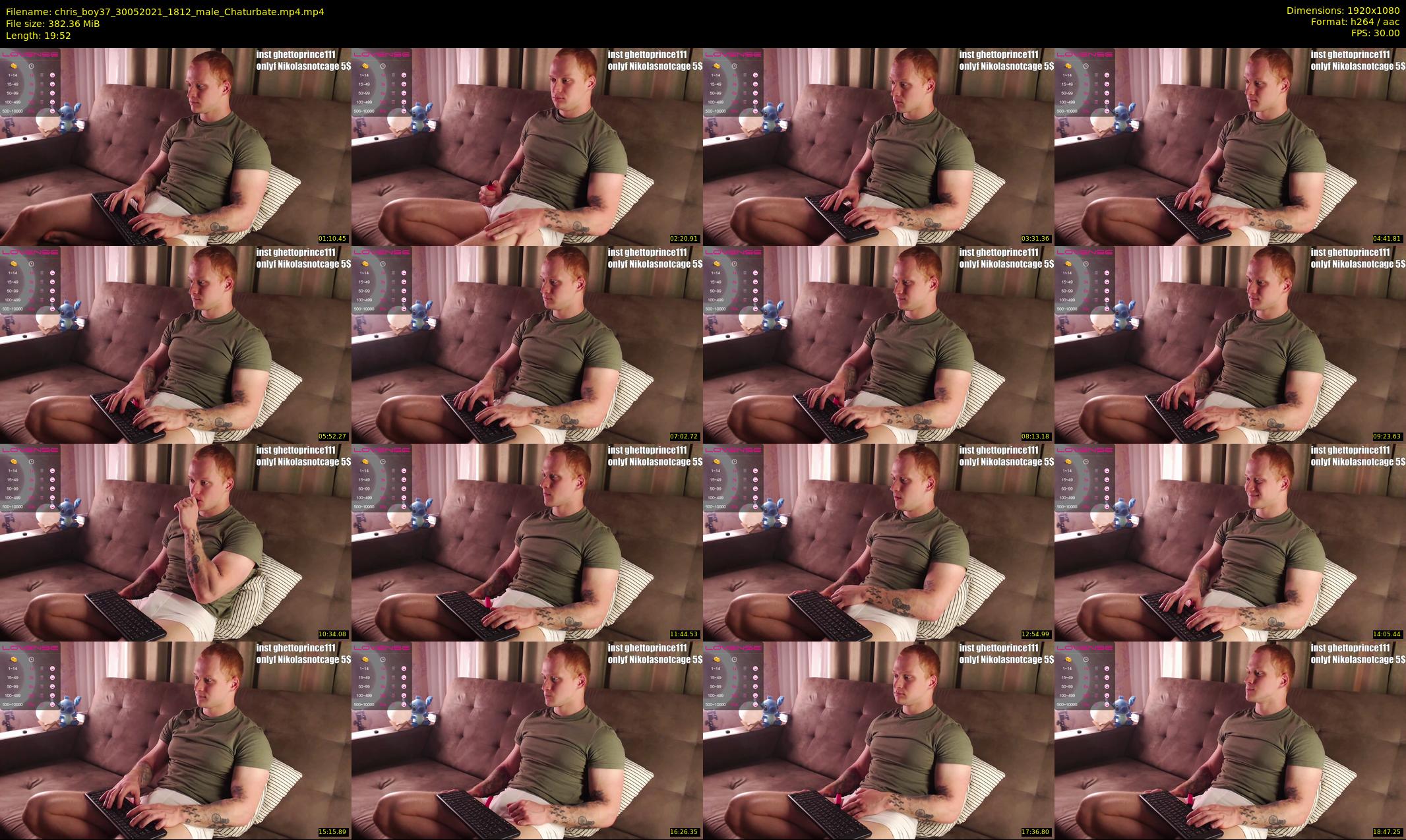chris_boy37 — 20 minute Chaturbate male cam show recording, 1080p, May 30, 2021