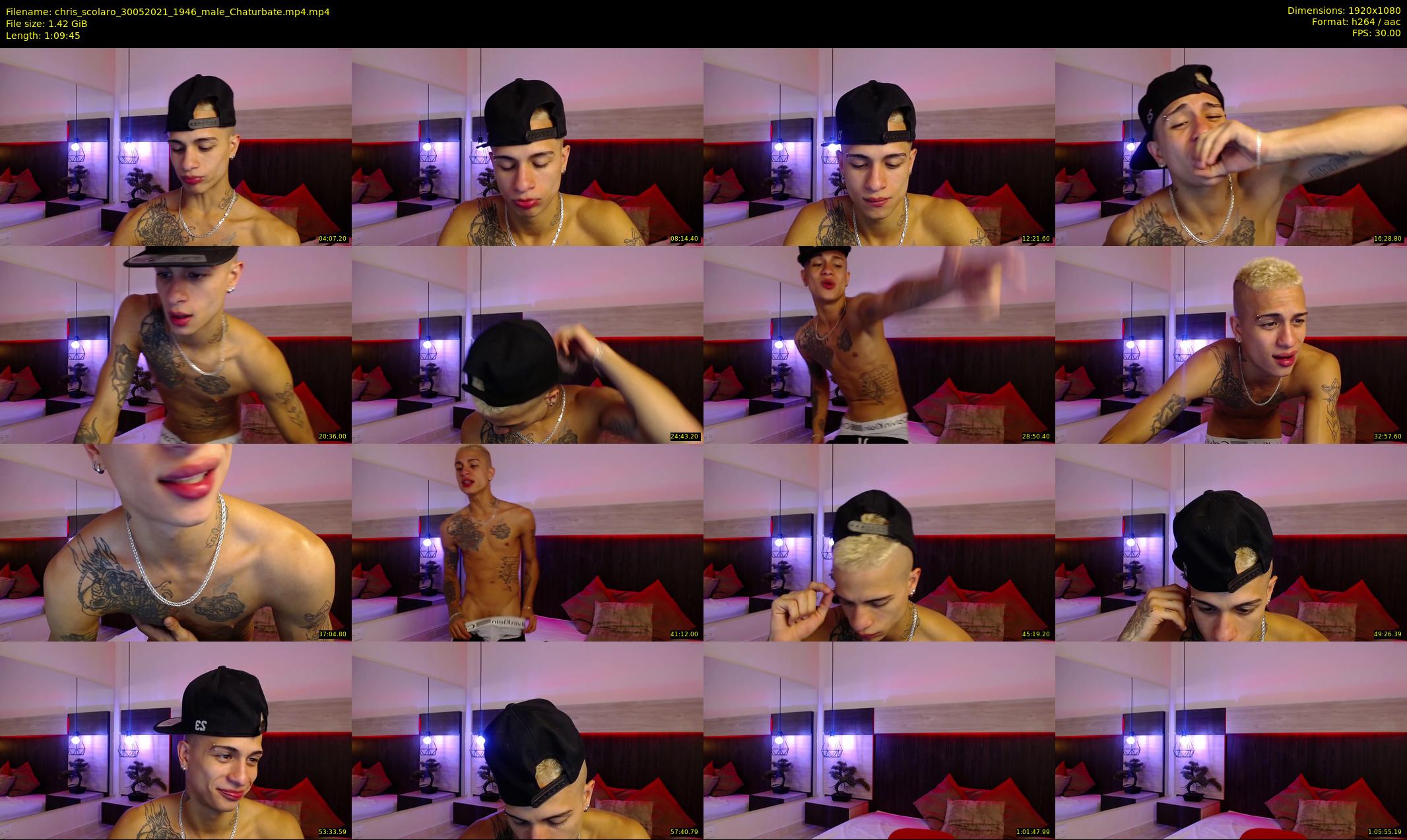 chris_scolaro — 70 minute Chaturbate male cam show recording, 1080p, May 30, 2021