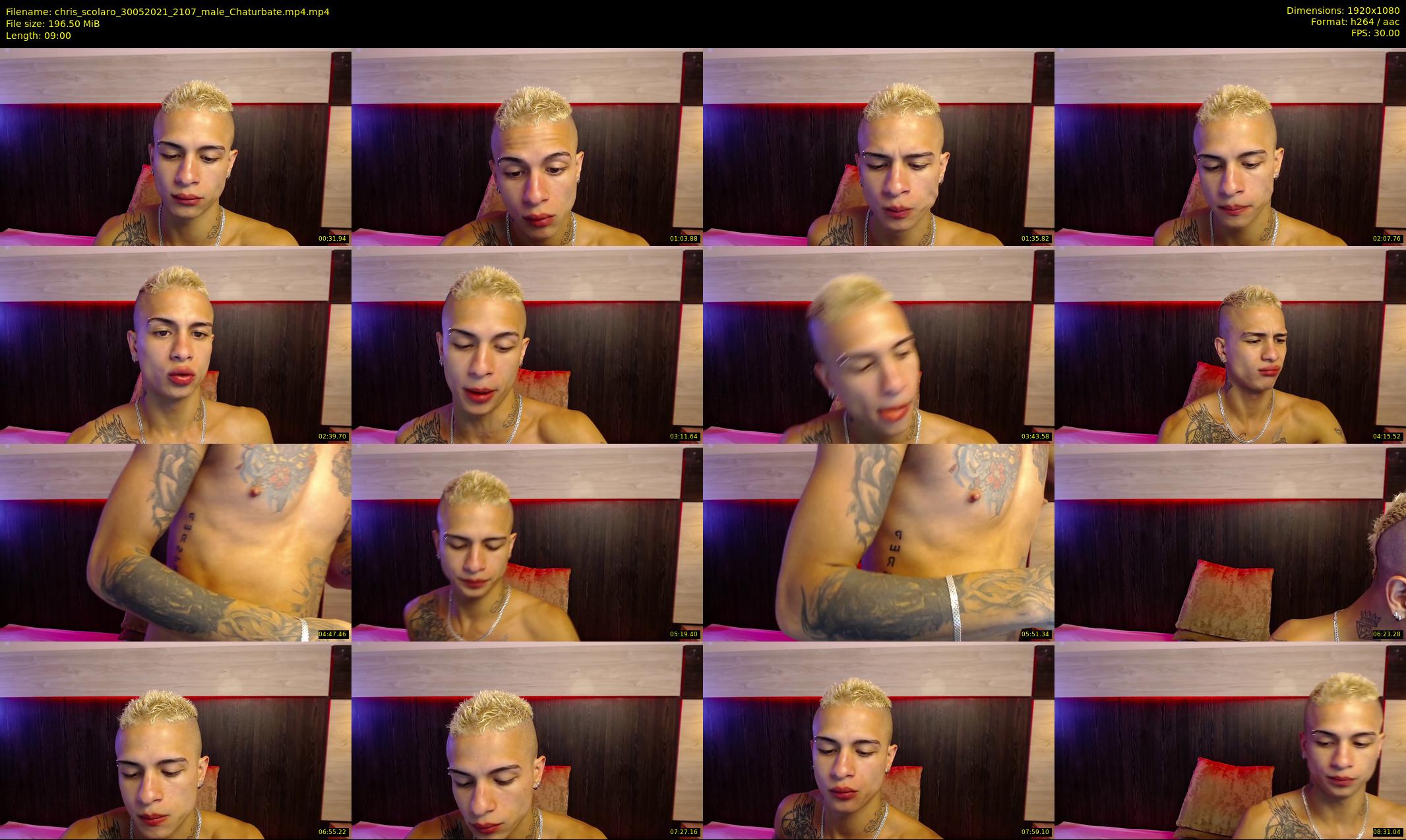 chris_scolaro — 9 minute Chaturbate male cam show recording, 1080p, May 30, 2021