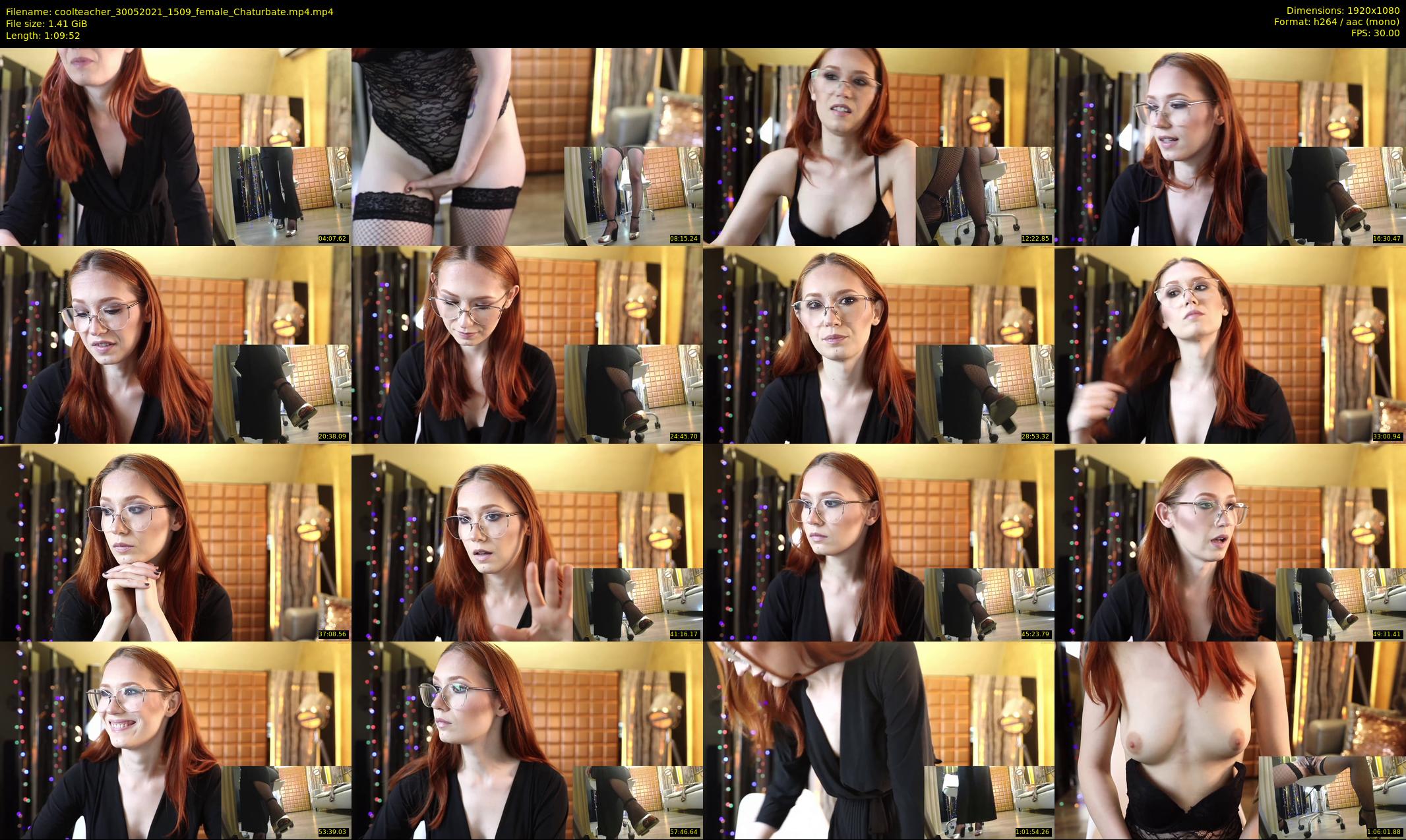 coolteacher — 70 minute Chaturbate female cam show recording, 1080p, May 30, 2021