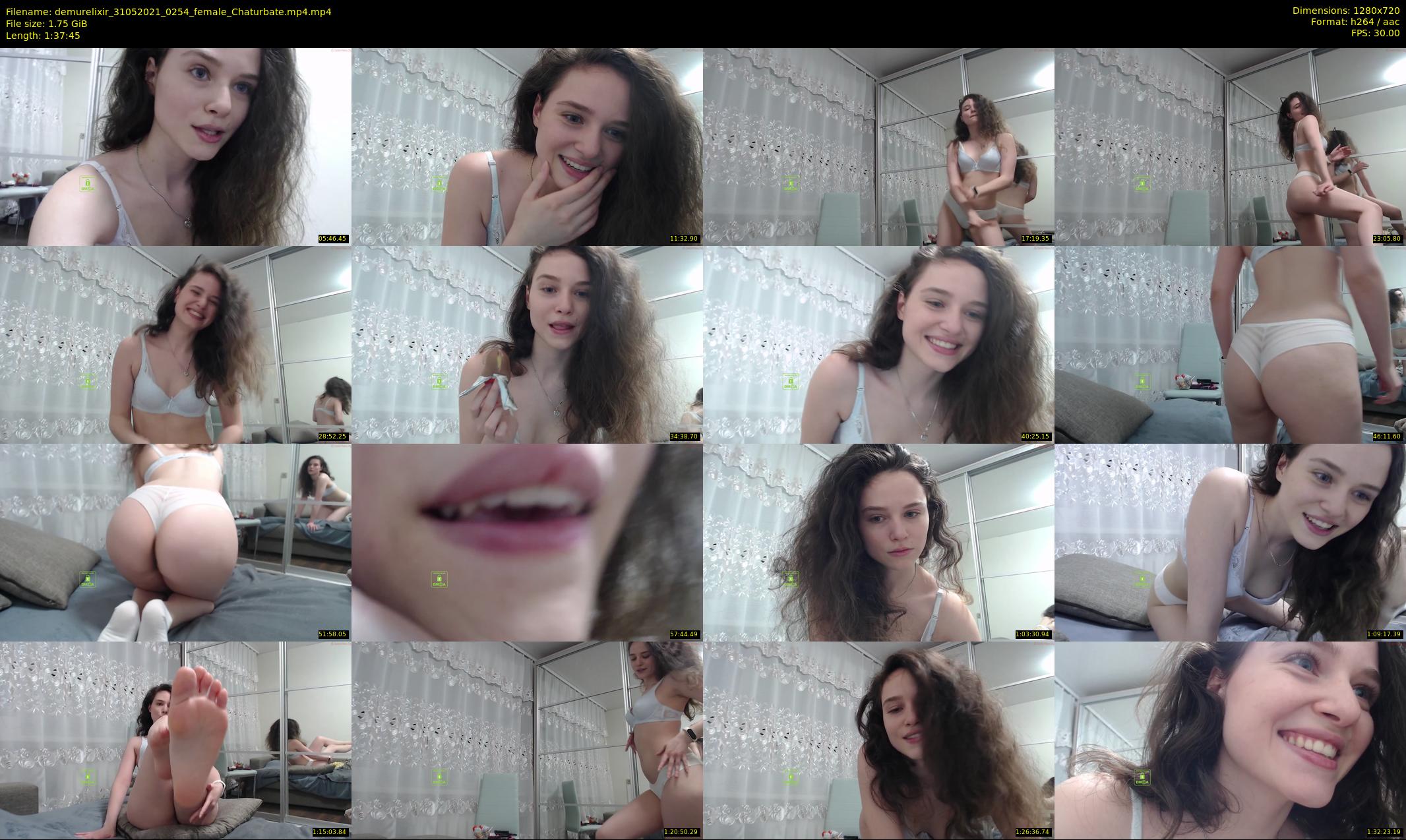 demurelixir — 98 minute Chaturbate female cam show recording, 720p, May 31, 2021