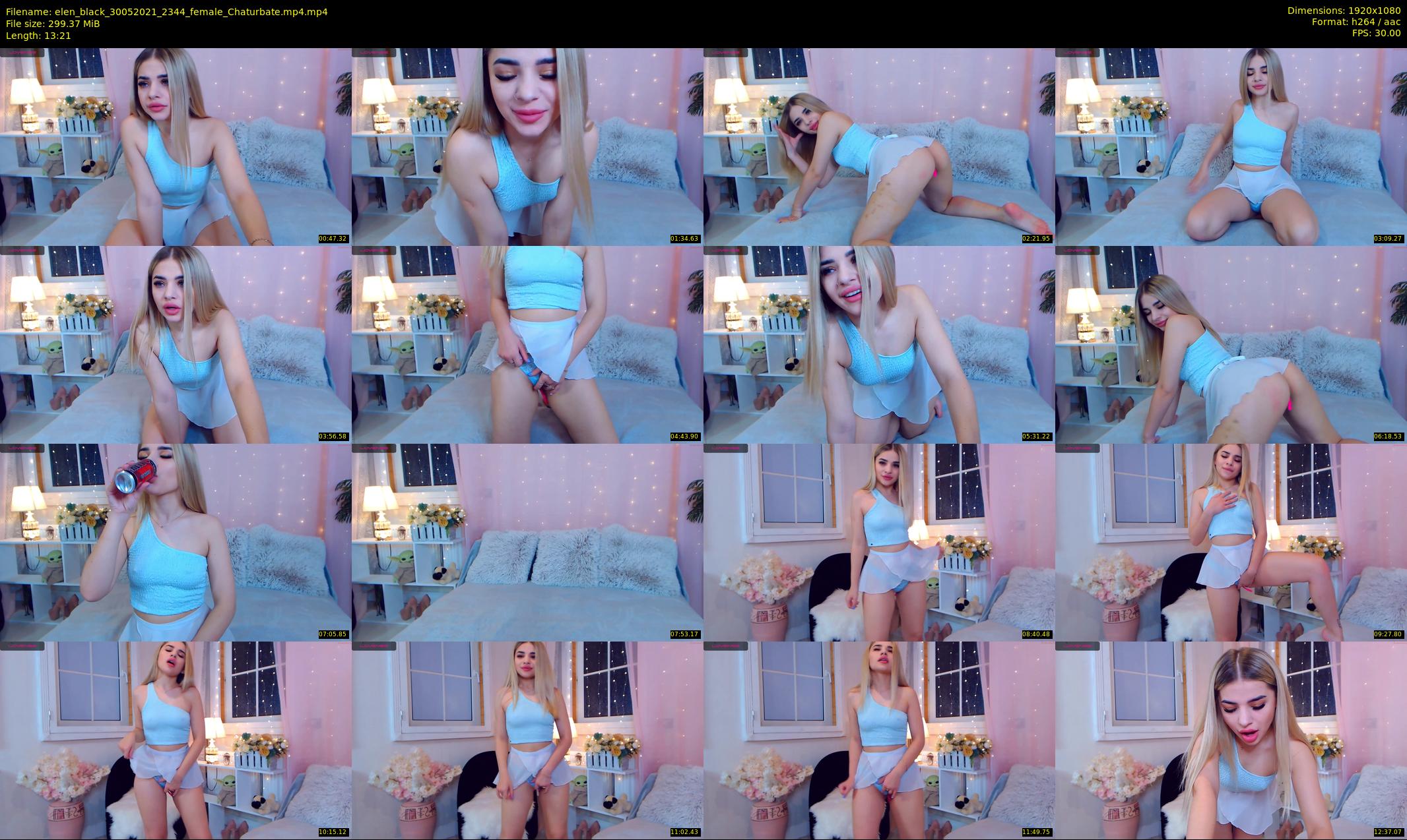 elen_black — 14 minute Chaturbate female cam show recording, 1080p, May 30, 2021