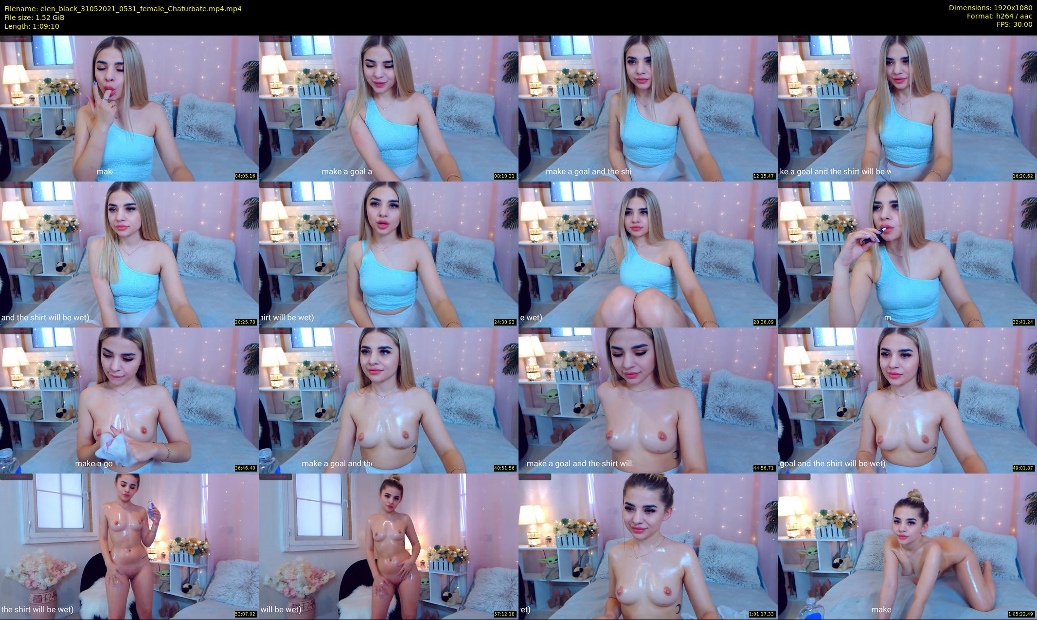 elen_black — 70 minute Chaturbate female cam show recording, 1080p, May 31, 2021
