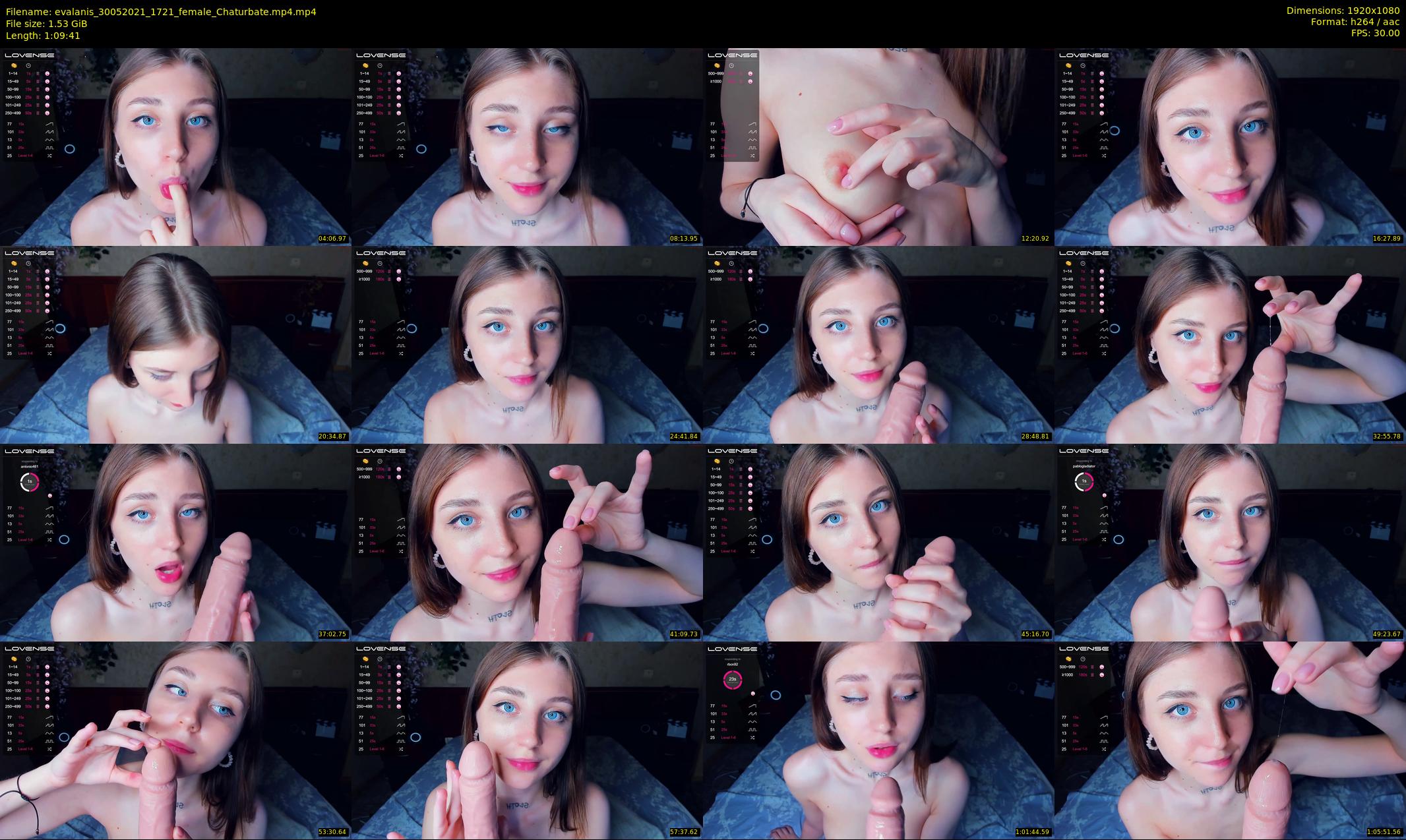 evalanis — 70 minute Chaturbate couple cam show recording, 1080p, May 30, 2021