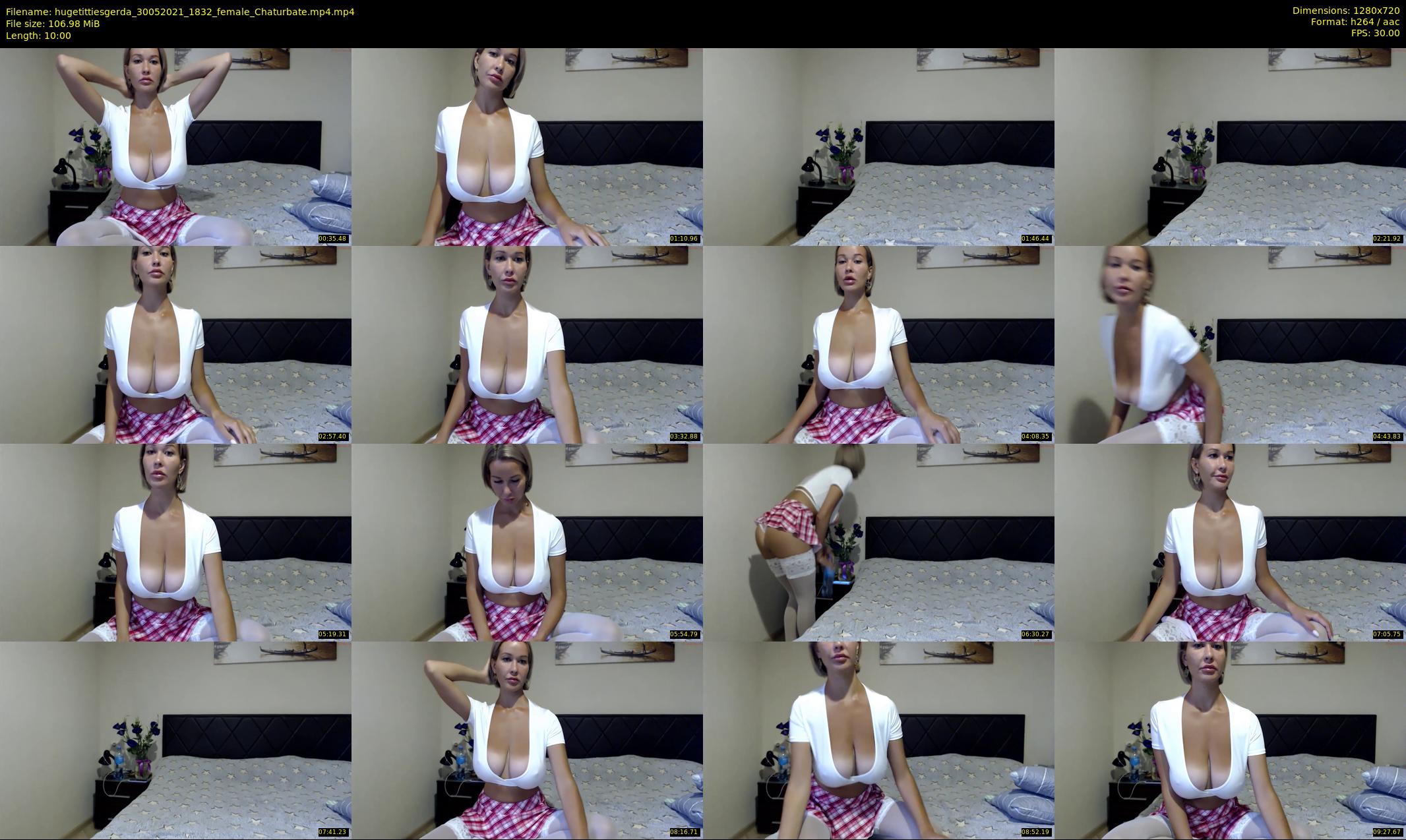 hugetittiesgerda — 10 minute Chaturbate female cam show recording, 720p, May 30, 2021