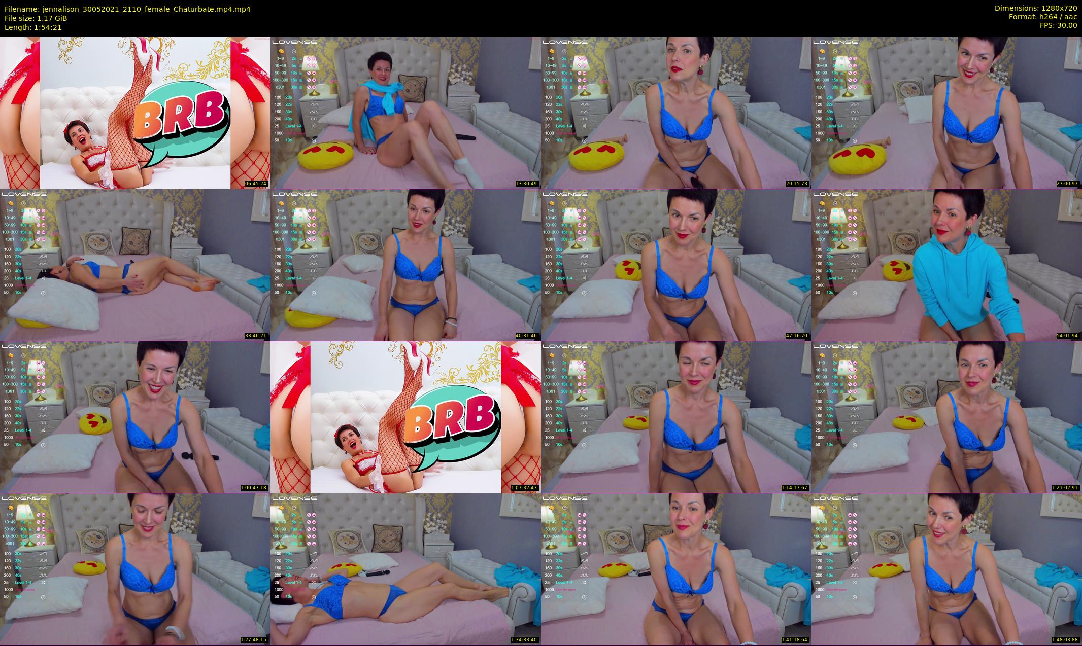 jennalison — 115 minute Chaturbate female cam show recording, 720p, May 30, 2021