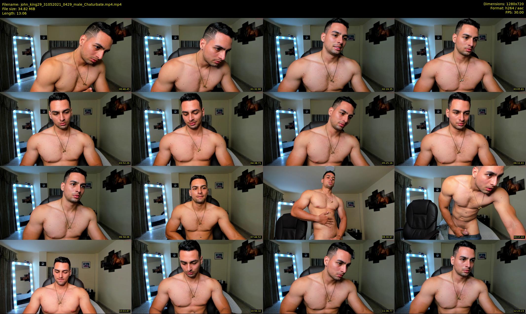 john_king29 — 14 minute Chaturbate male cam show recording, 720p, May 31, 2021