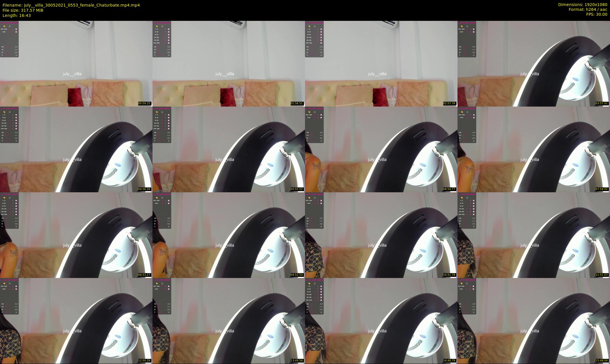 july__villa — 17 minute Chaturbate female cam show recording, 1080p, May 30, 2021