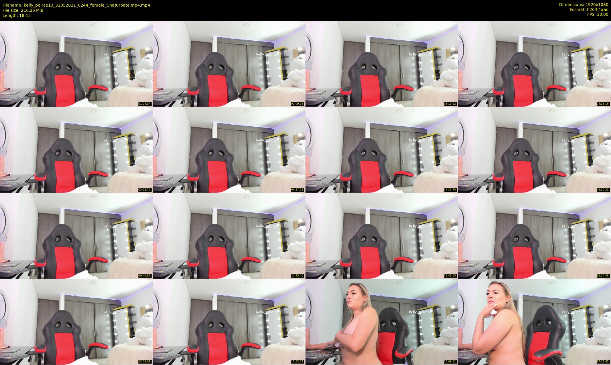 kelly_peirce13 — 19 minute Chaturbate female cam show recording, 1080p, May 31, 2021